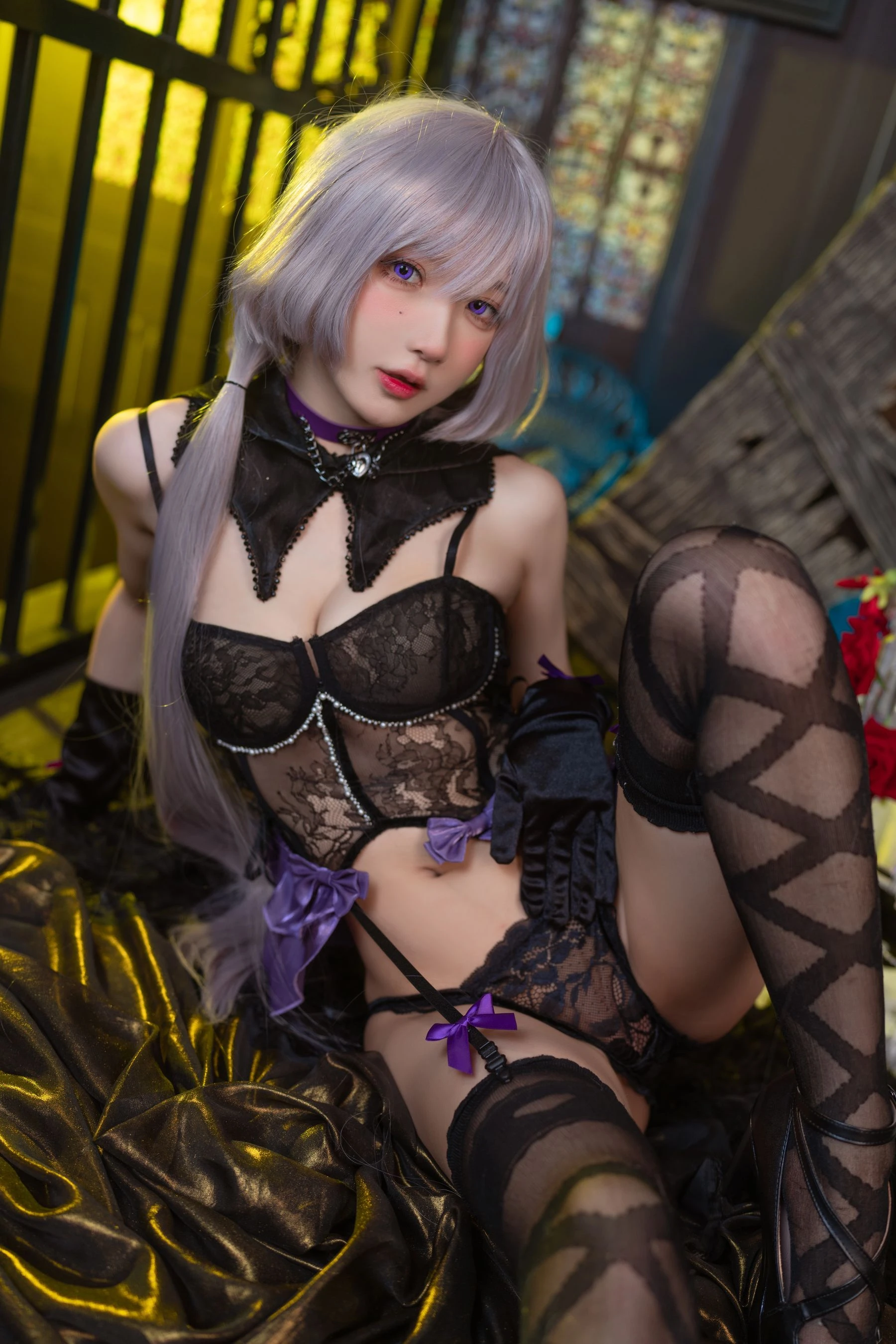 动漫博主阿包也是兔娘 – 午夜瞌睡魔女 [40P]插图3