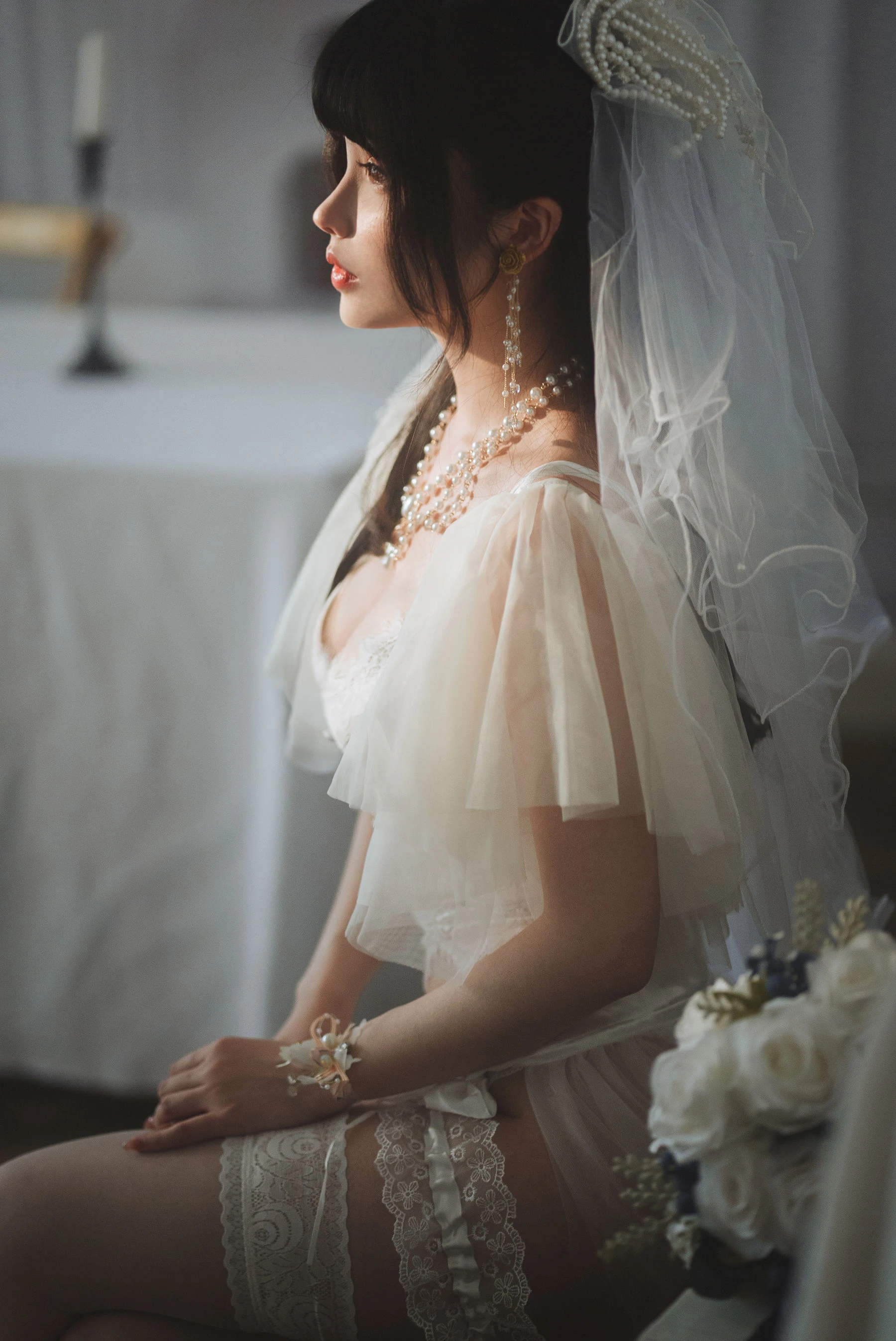COS福利rioko凉凉子 – 透明婚纱 [37P]插图3