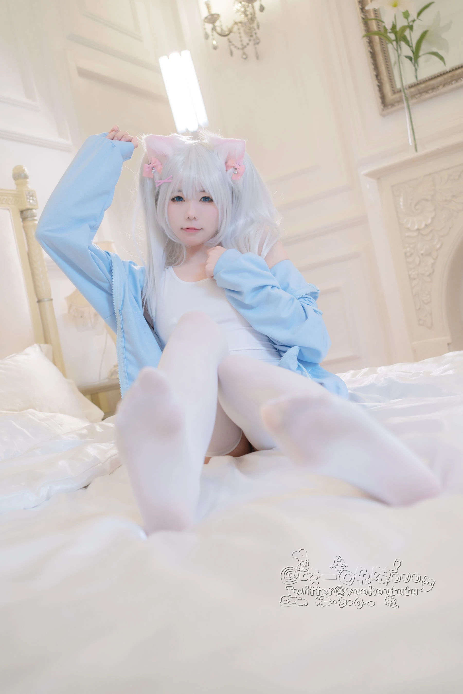 咬一口兔娘 – 做你的猫 [55P]插图4