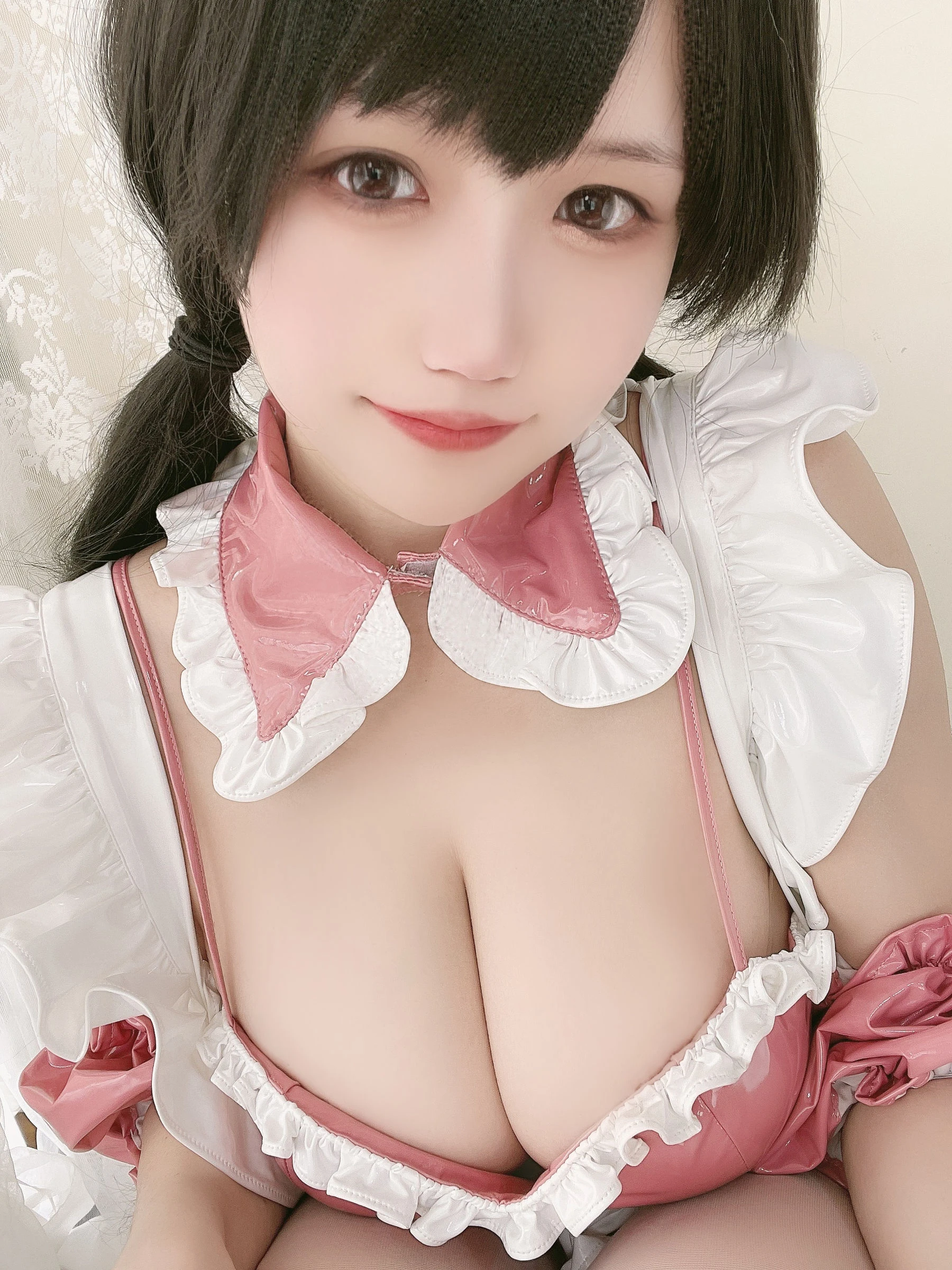 动漫博主小仓千代w – 粉色漆皮女仆插图7