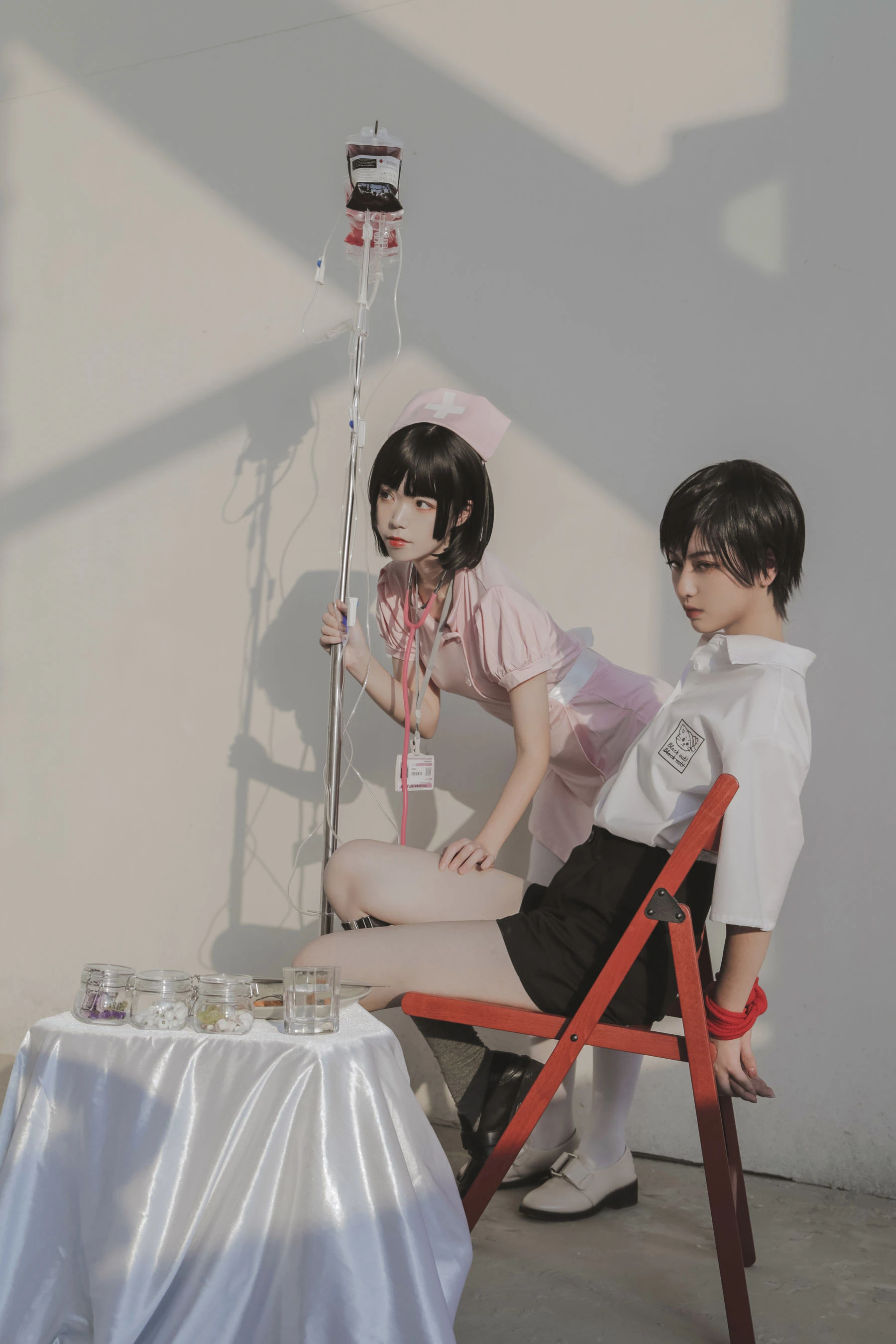 可爱妹子Fushii_海堂 – 护士插图1