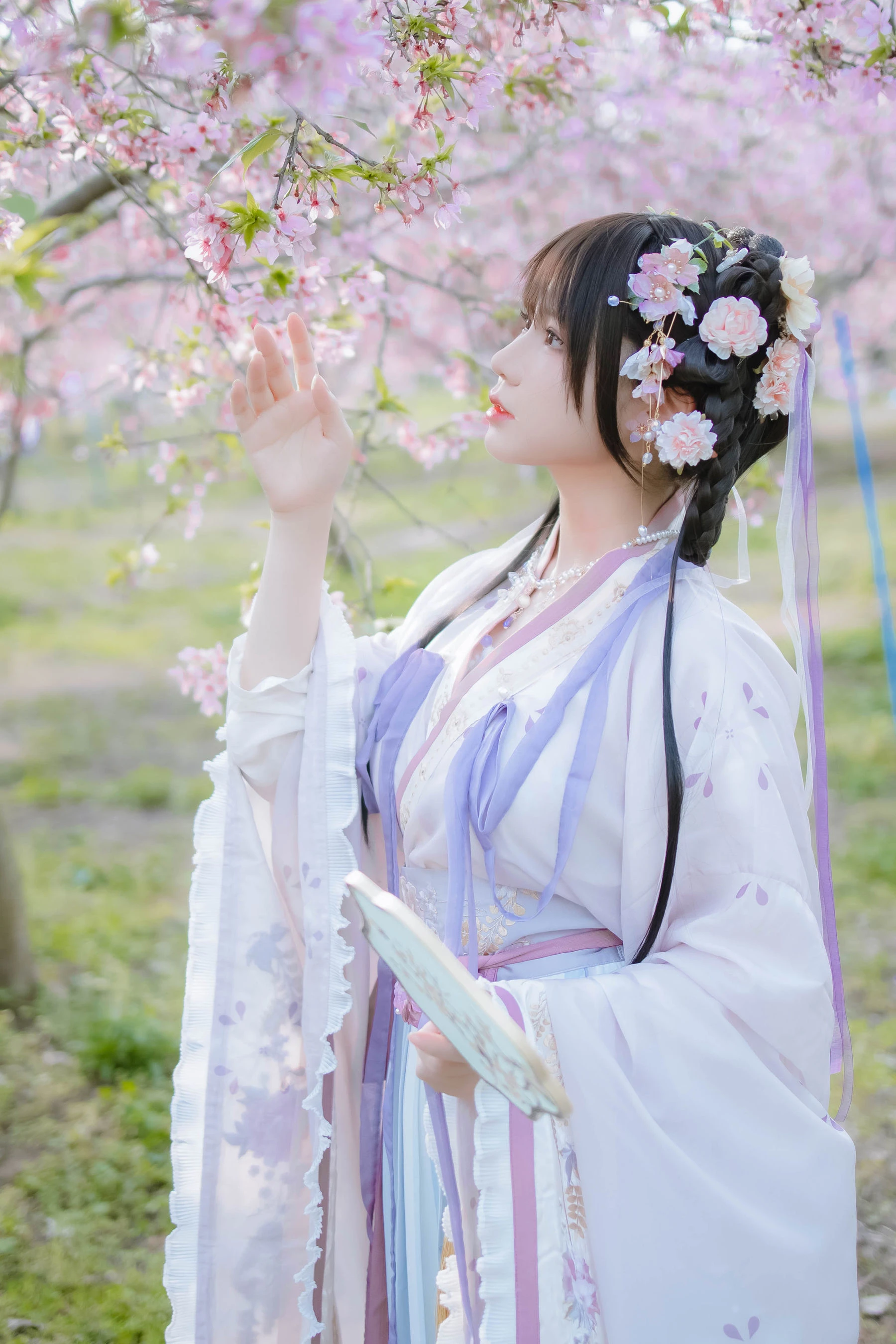 萌妹子Nyako喵子 – 樱花汉服 花神祈愿 [52P]高清在线免费欣赏–微密图社-微密图社