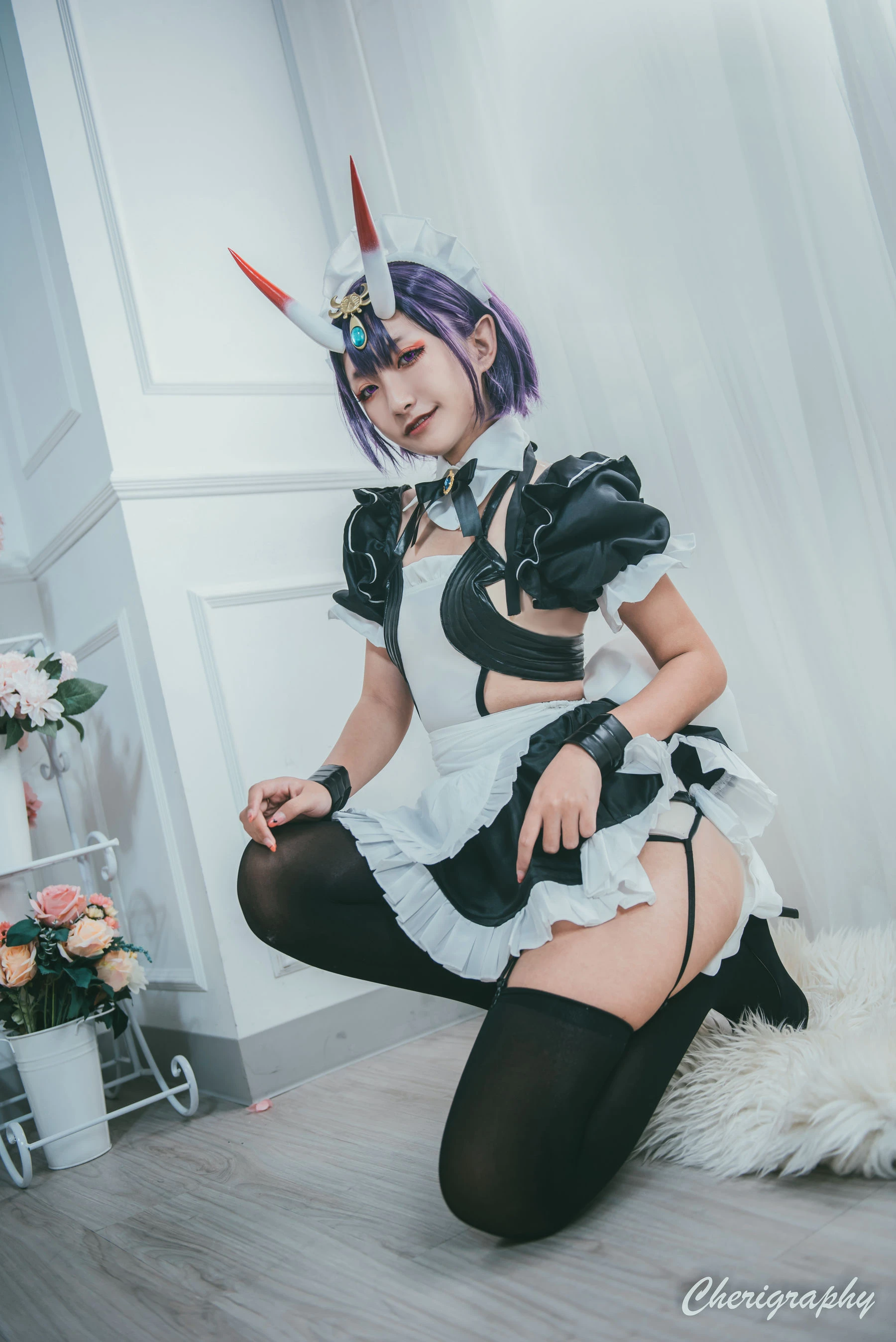 Roroki骷髅姫 – 酒吞女仆 [16P]插图1