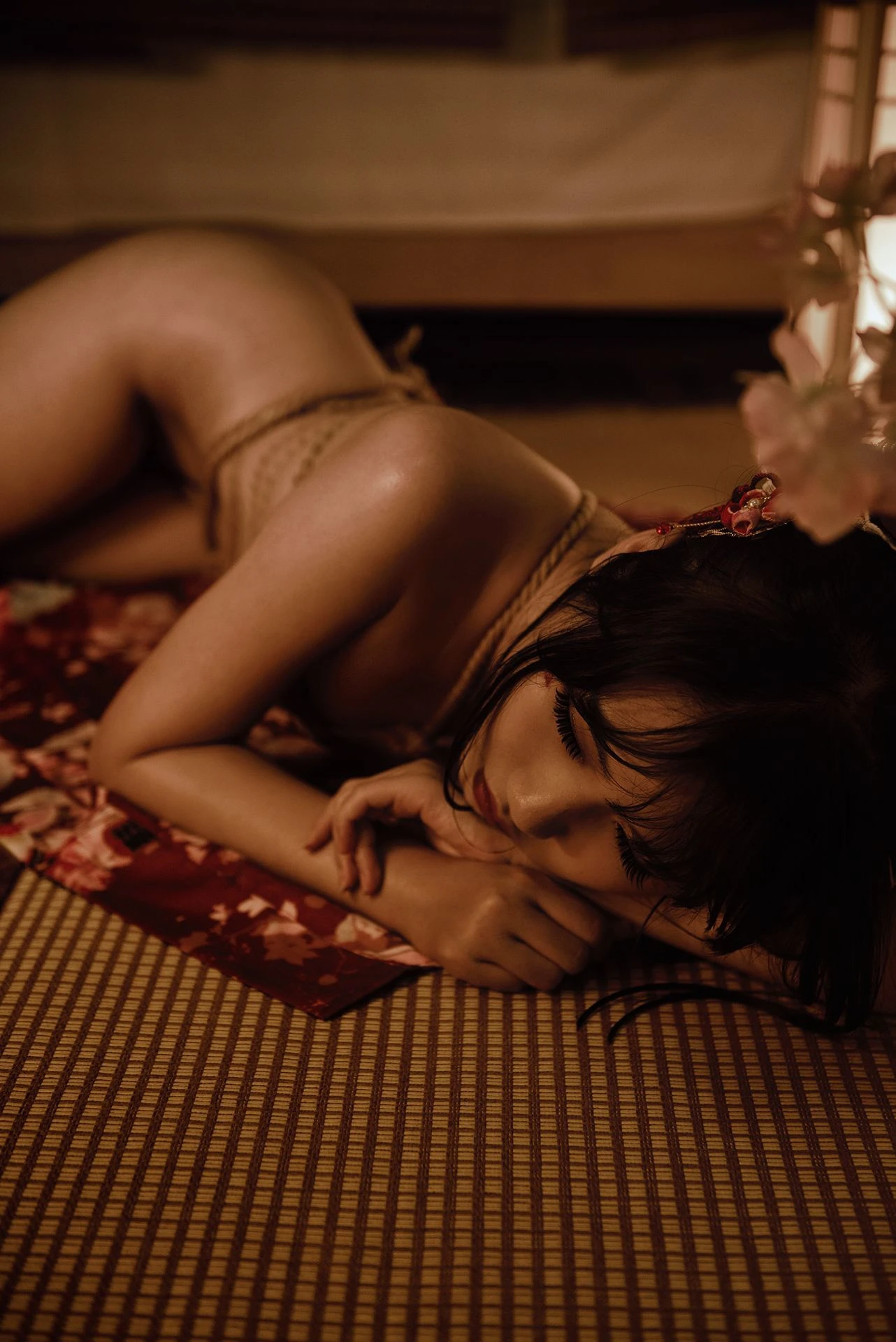 微博人气Coser不呆猫 – 捆绑和服 [110P]插图1