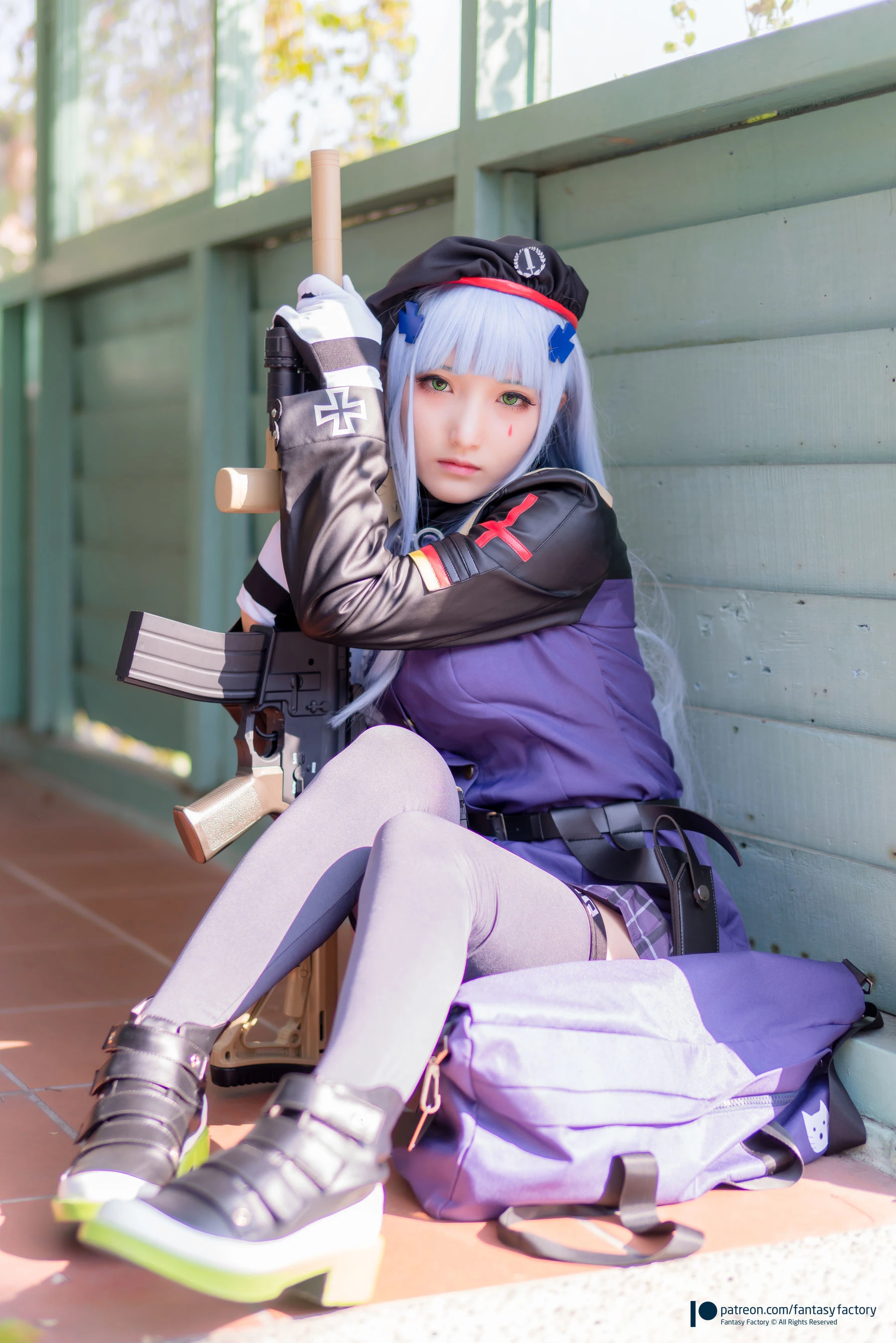 [Fantasy Factory] 小丁Cosplay – 魔女 浴池 黑丝插图4