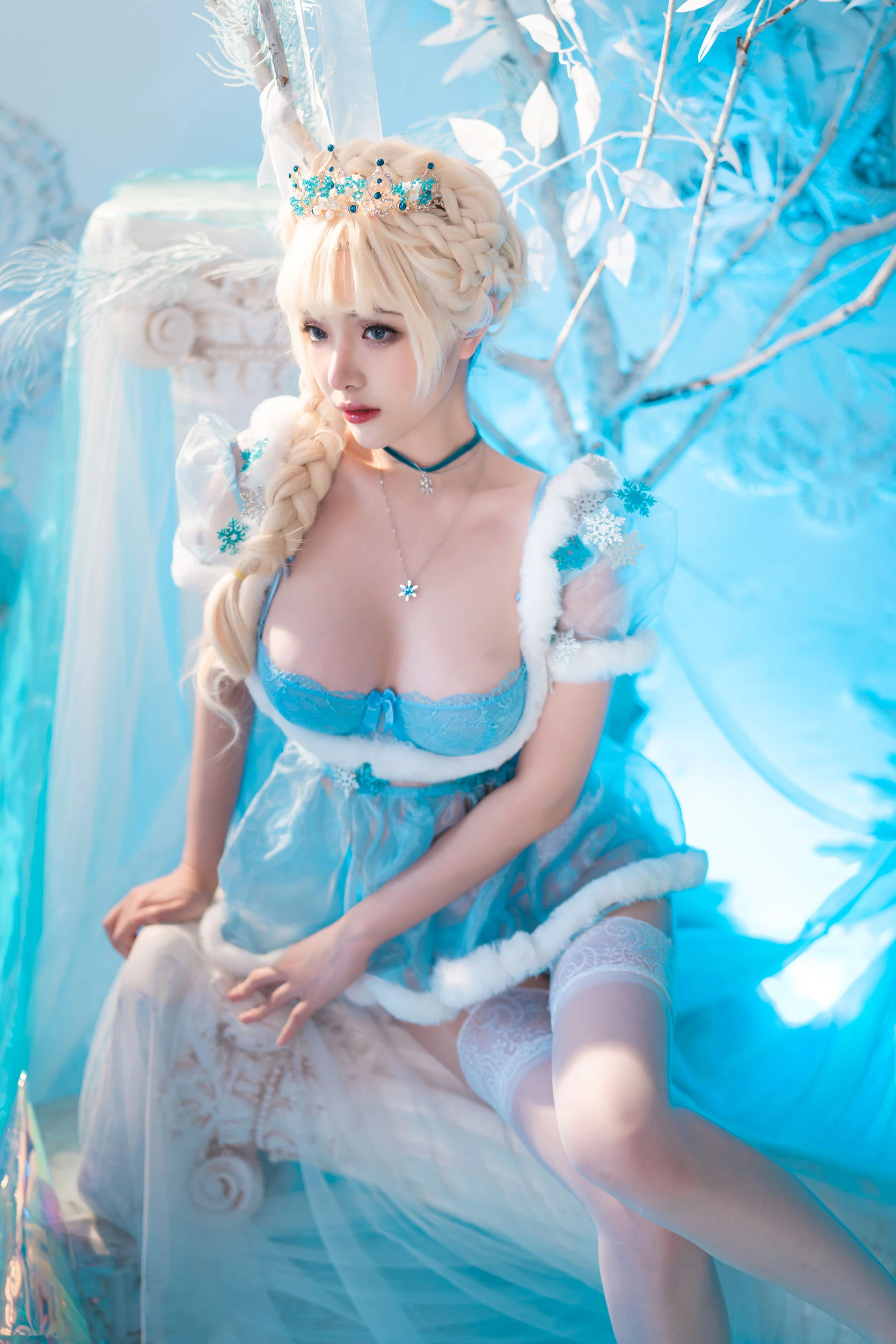 动漫博主雯妹 – 冰雪插图2
