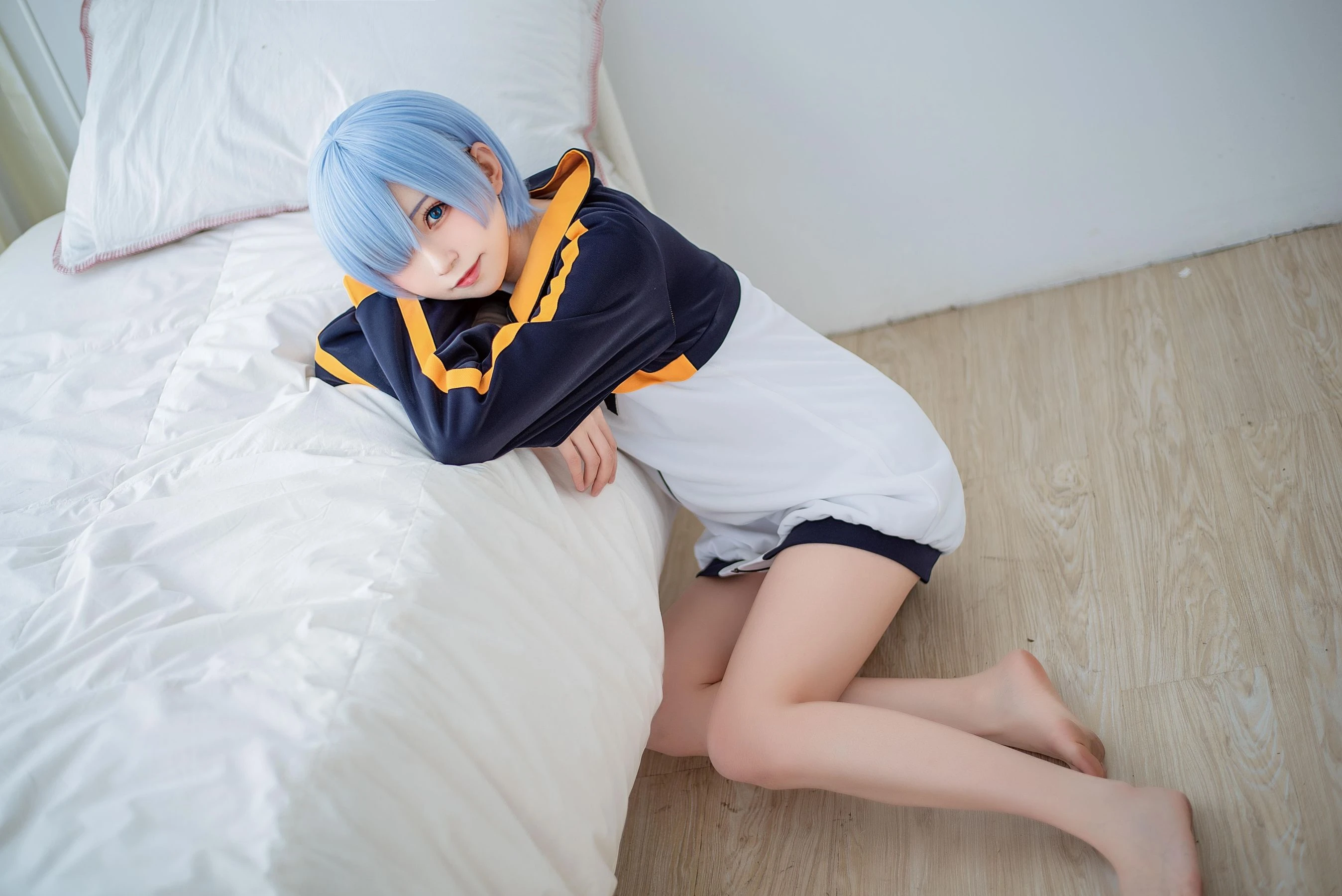 动漫博主Kitaro_绮太郎 – 蕾姆运动服 [18P]插图3