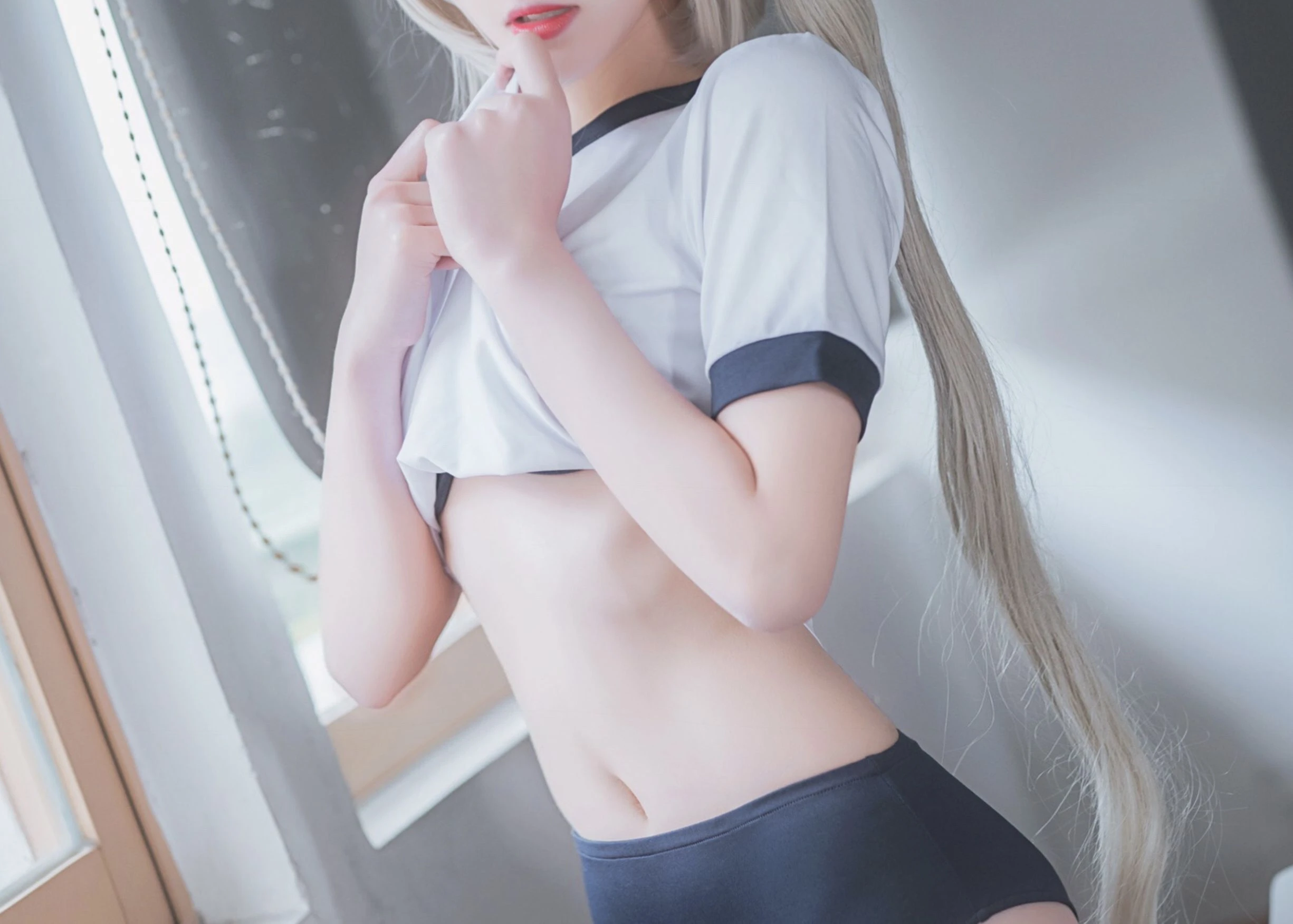 动漫博主南桃Momoko 春日野穹体操服插图3