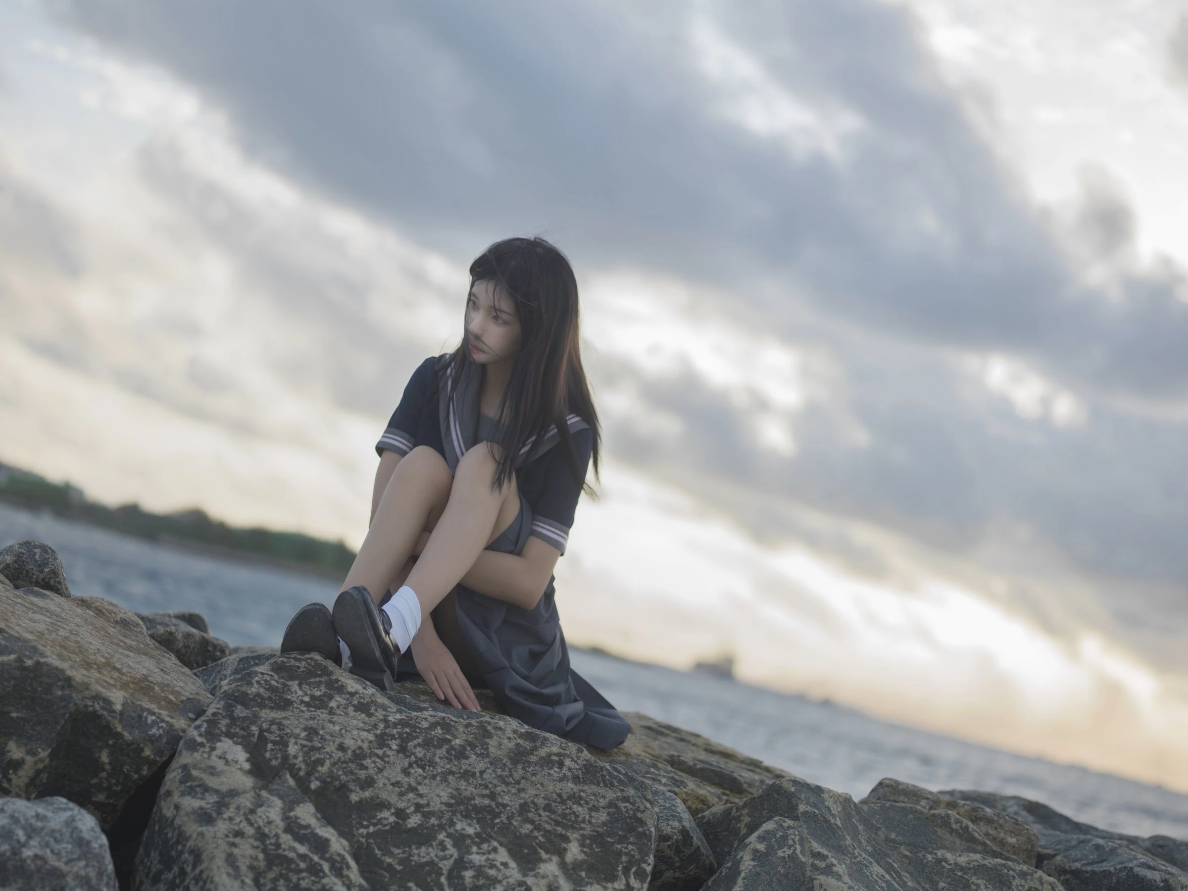动漫博主南桃Momoko – 蓝jk插图8
