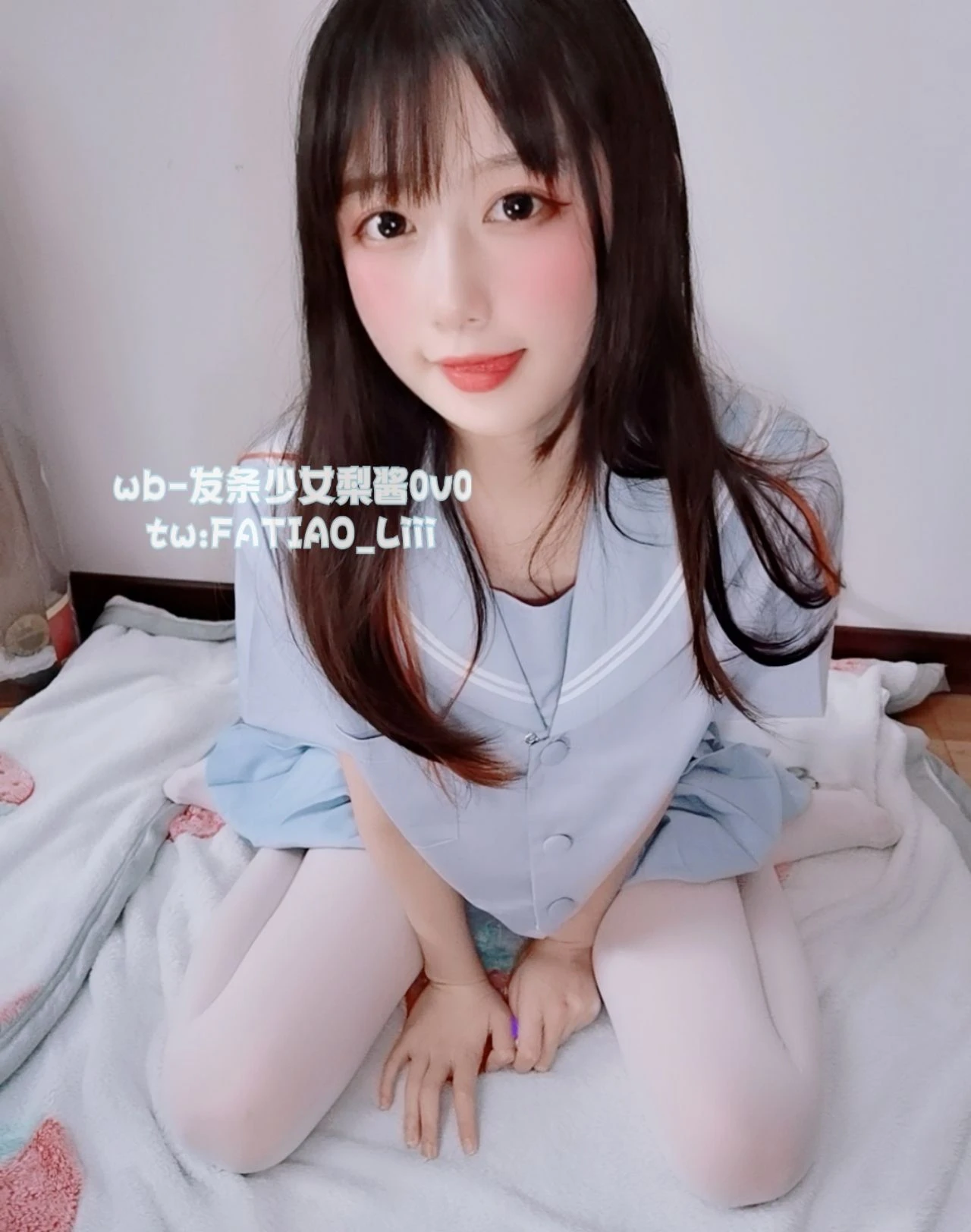 迷之呆梨(发条少女) – 水蓝JK插图1