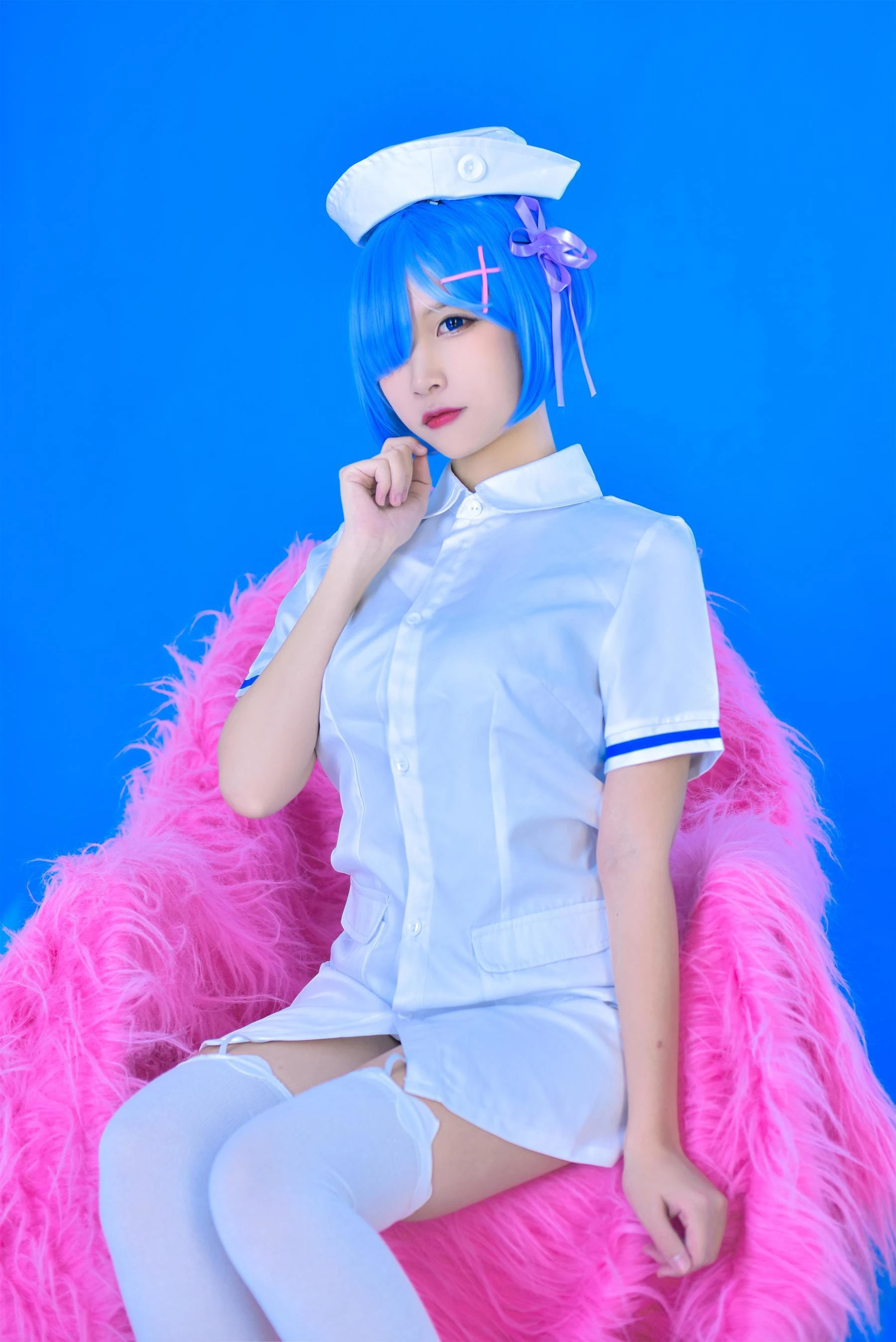 人气Coser二佐Nisa 蕾姆护士插图2