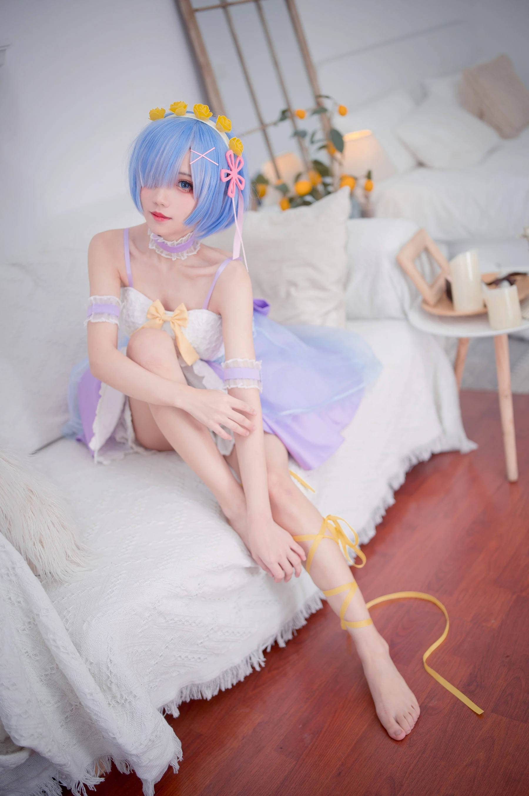 花柒Hana – 天使蕾姆插图6