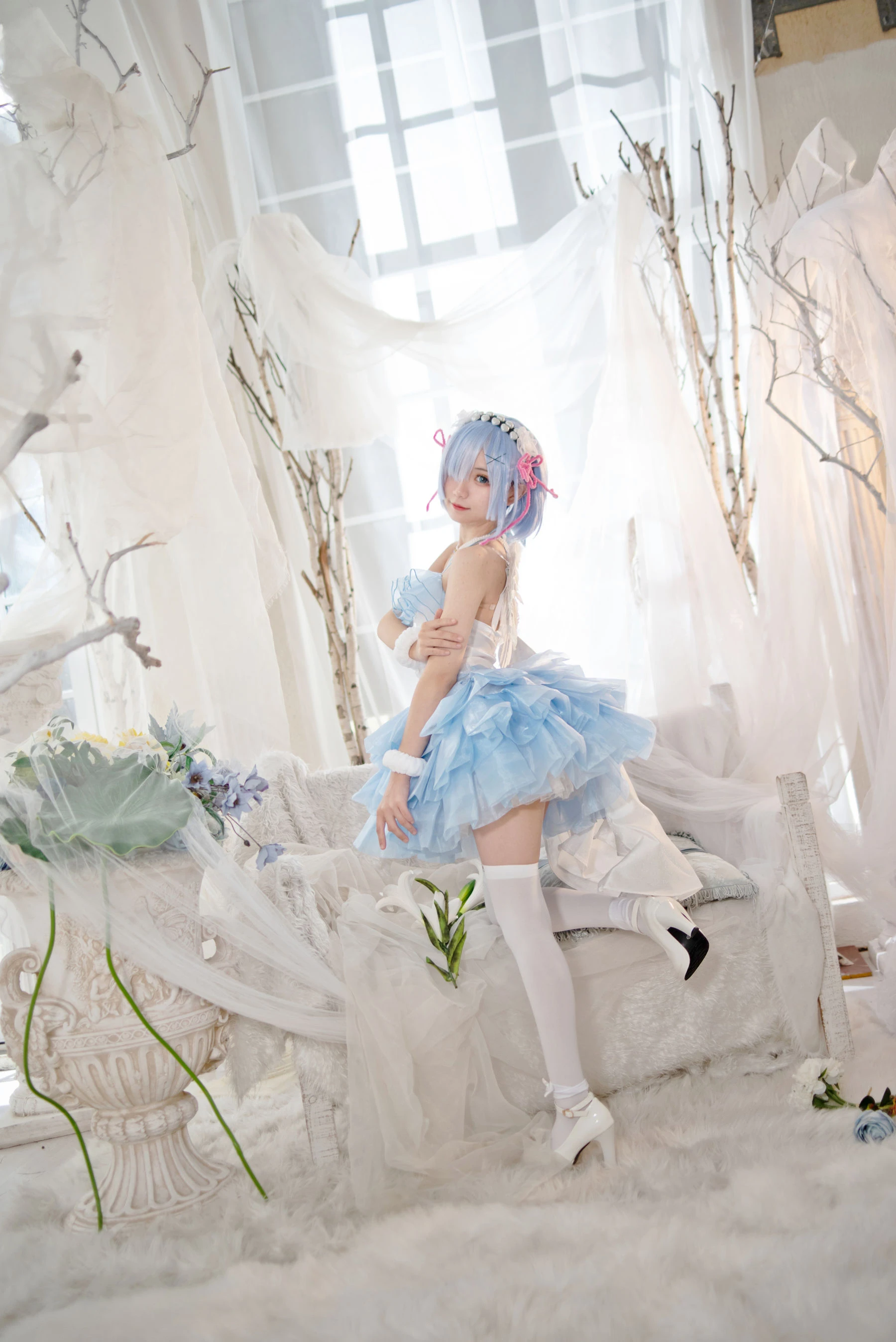 花柒Hana – 蕾姆天使插图2