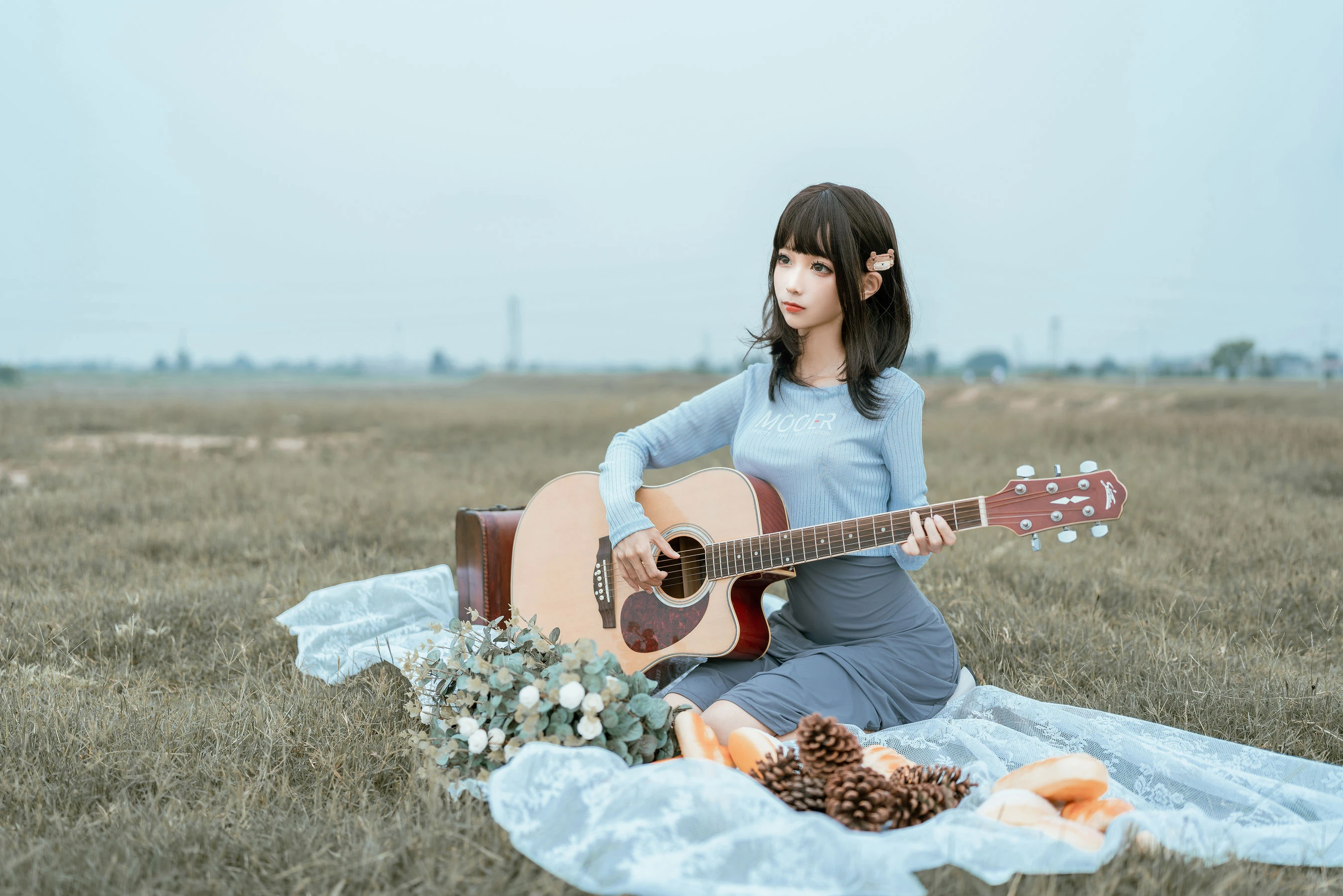 动漫博主蠢沫沫 – 吉他妹妹 [50P]高清在线免费欣赏–微密图社-微密图社