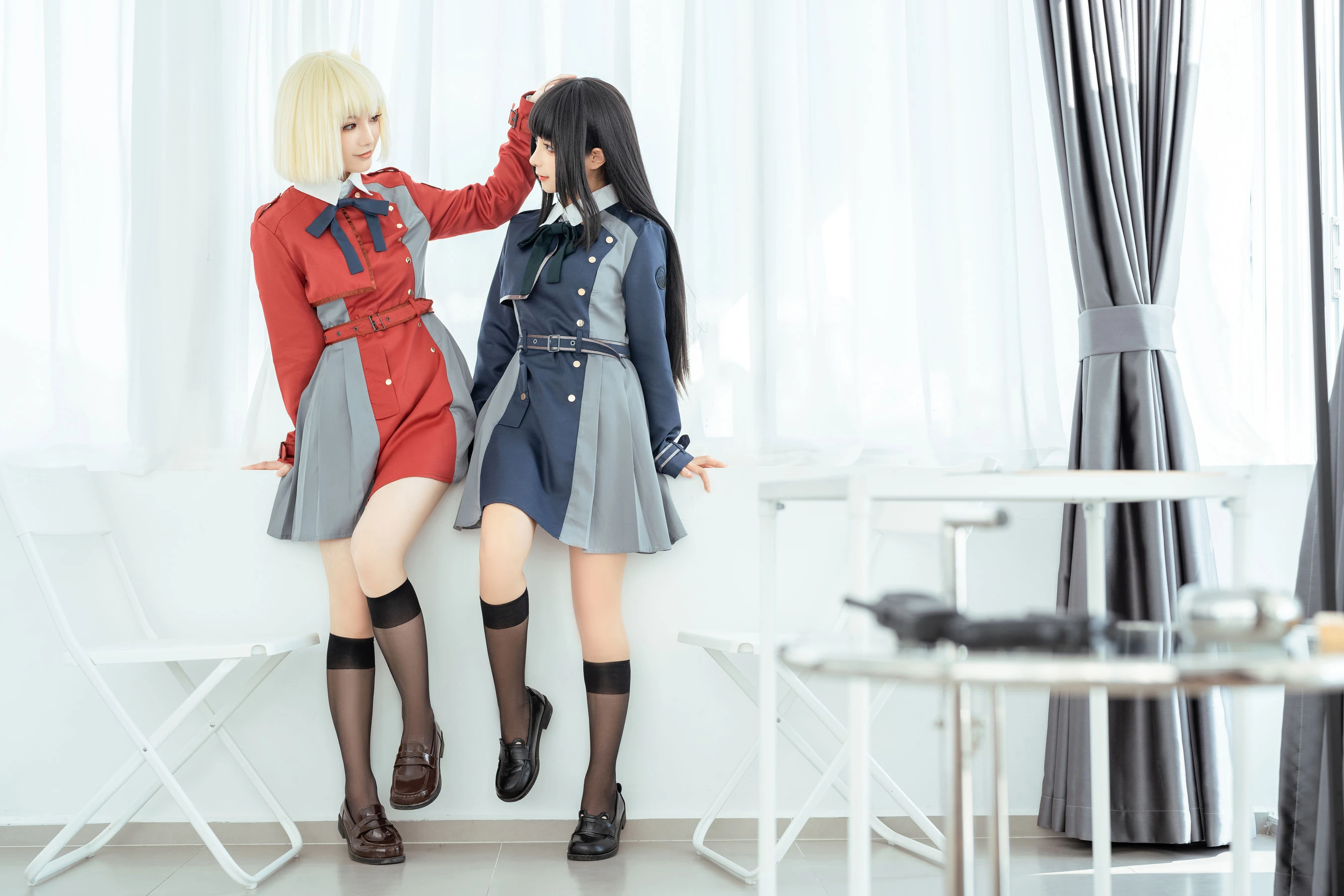 动漫博主蠢沫沫&桃良阿宅 – 莉可x莉丝 [43P]插图1