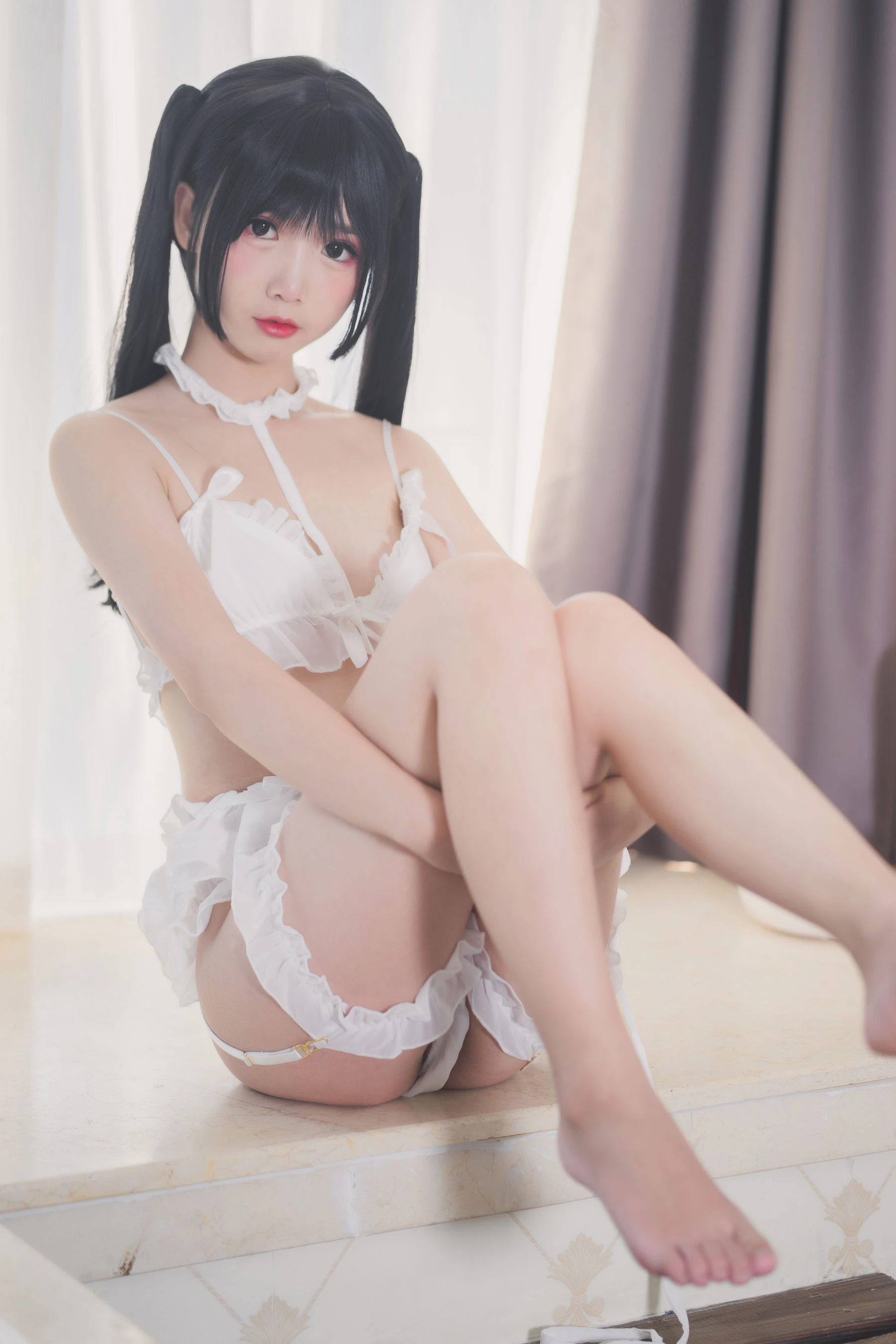 面饼仙儿 – 脑内少女 白内衣插图2