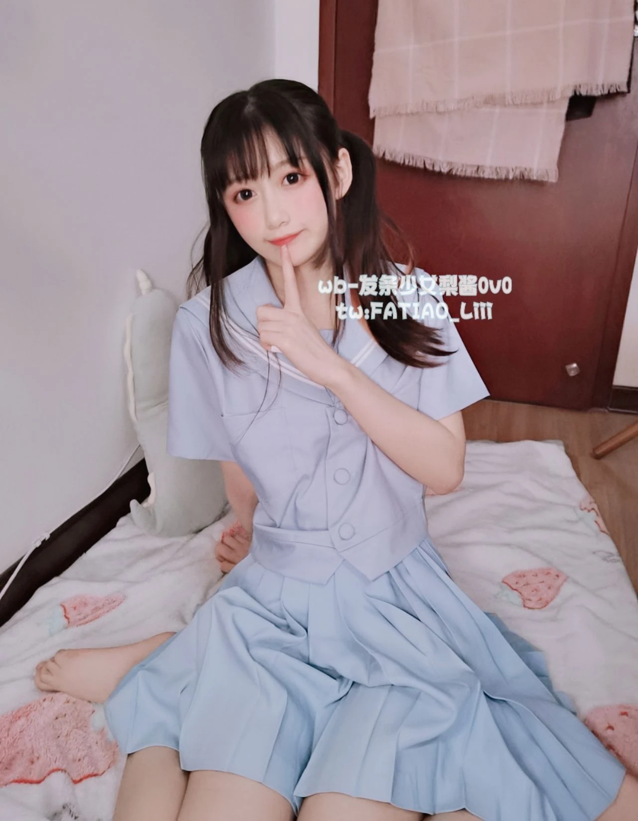 迷之呆梨(发条少女) – 水蓝JK高清在线免费欣赏–微密图社-微密图社