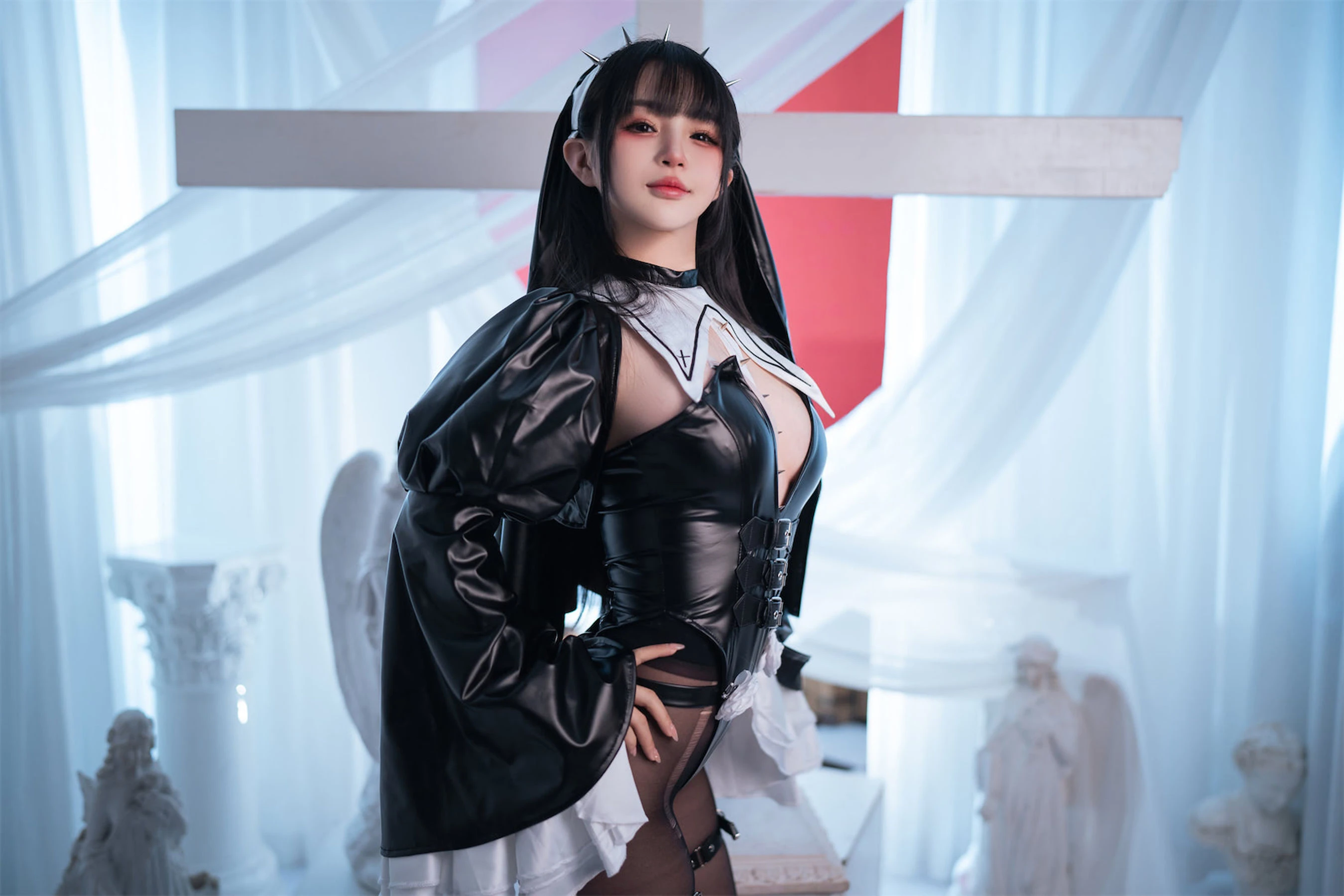 桜井宁宁 – 皮衣修女 [60P]插图6