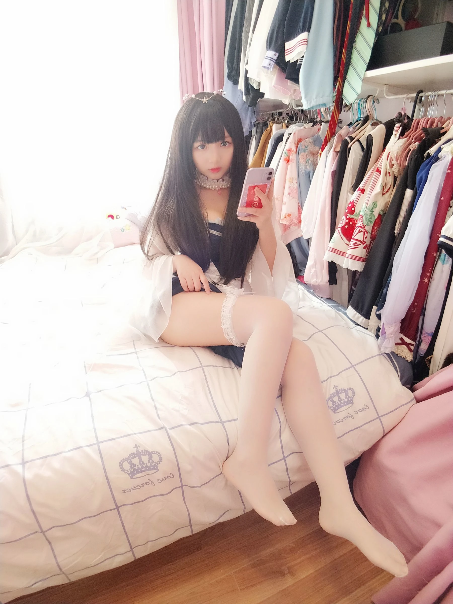 二次元美女古川kagura 白丝 [44P]插图5