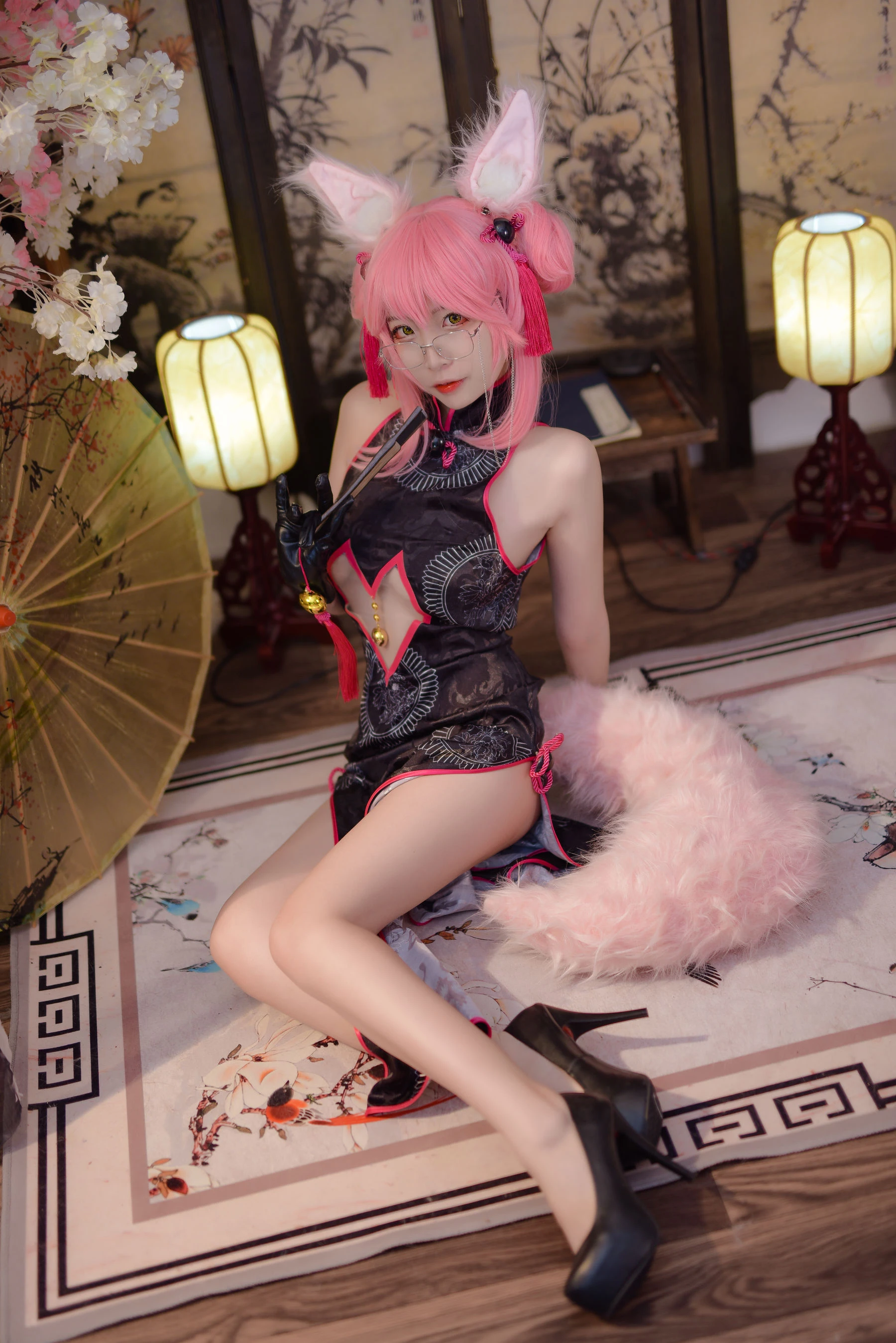 人气Coser二佐Nisa Fate旗袍狐 [28P]插图3