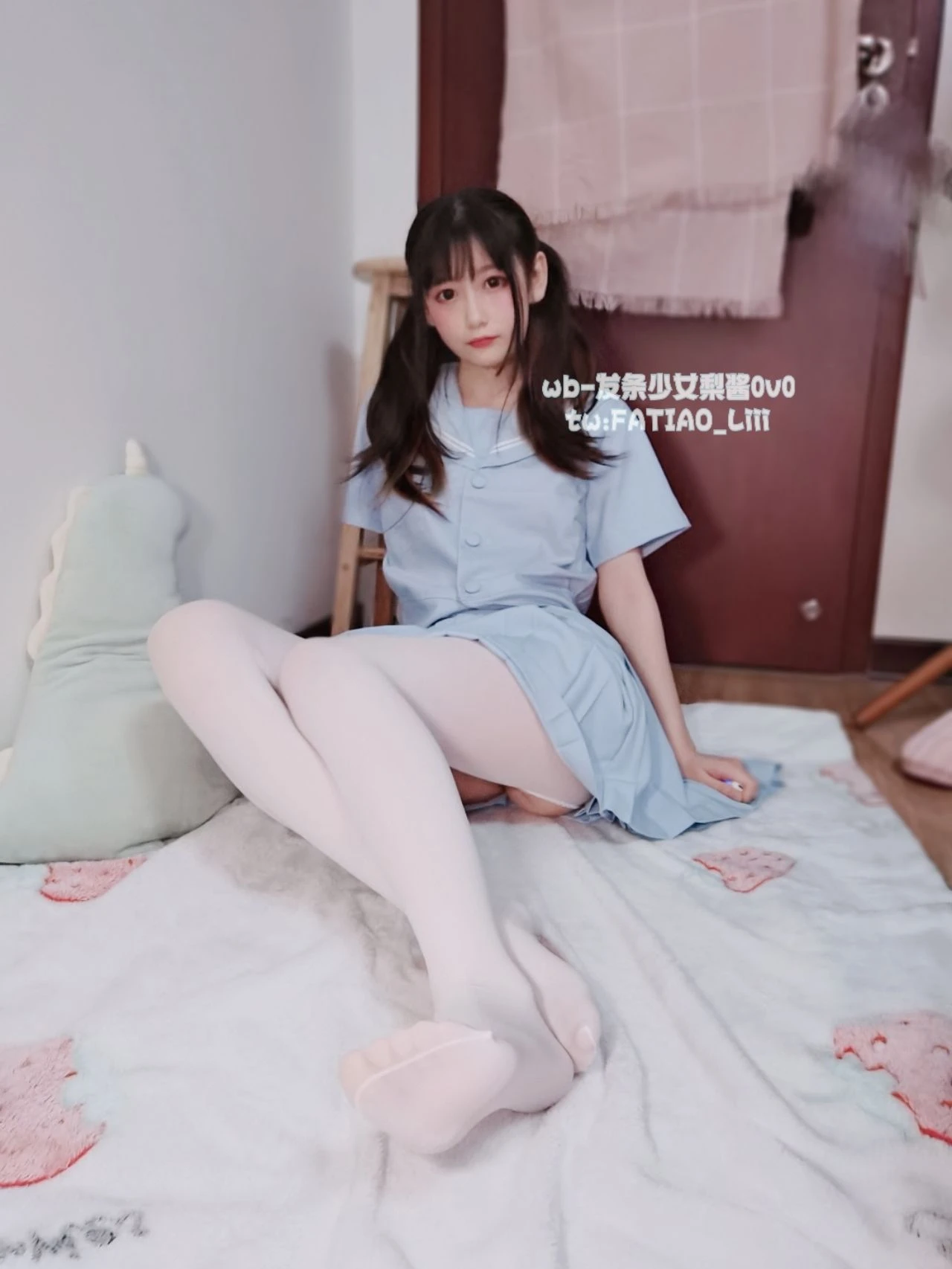 迷之呆梨(发条少女) – 水蓝JK插图2