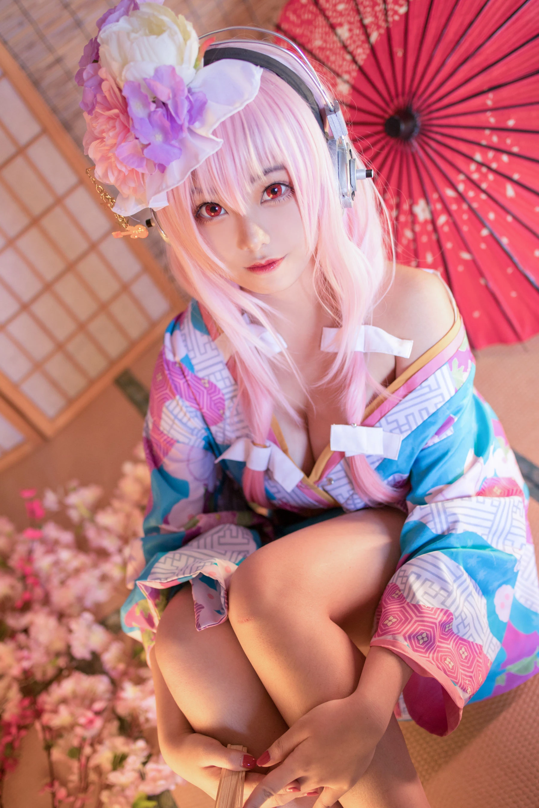 萌系小姐姐蜜汁猫裘 – 索尼子和服插图5