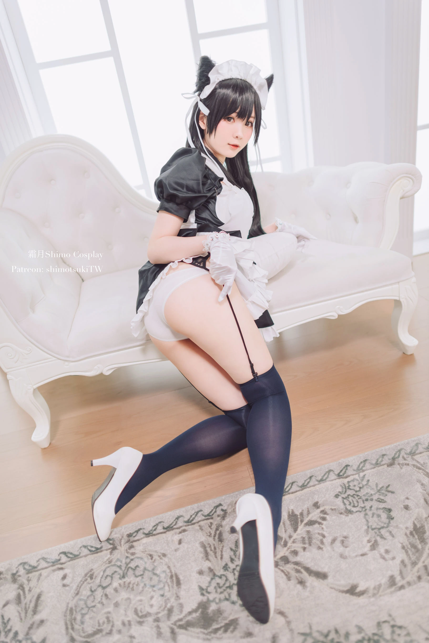 微博妹纸霜月shimo – 爱宕女仆插图7