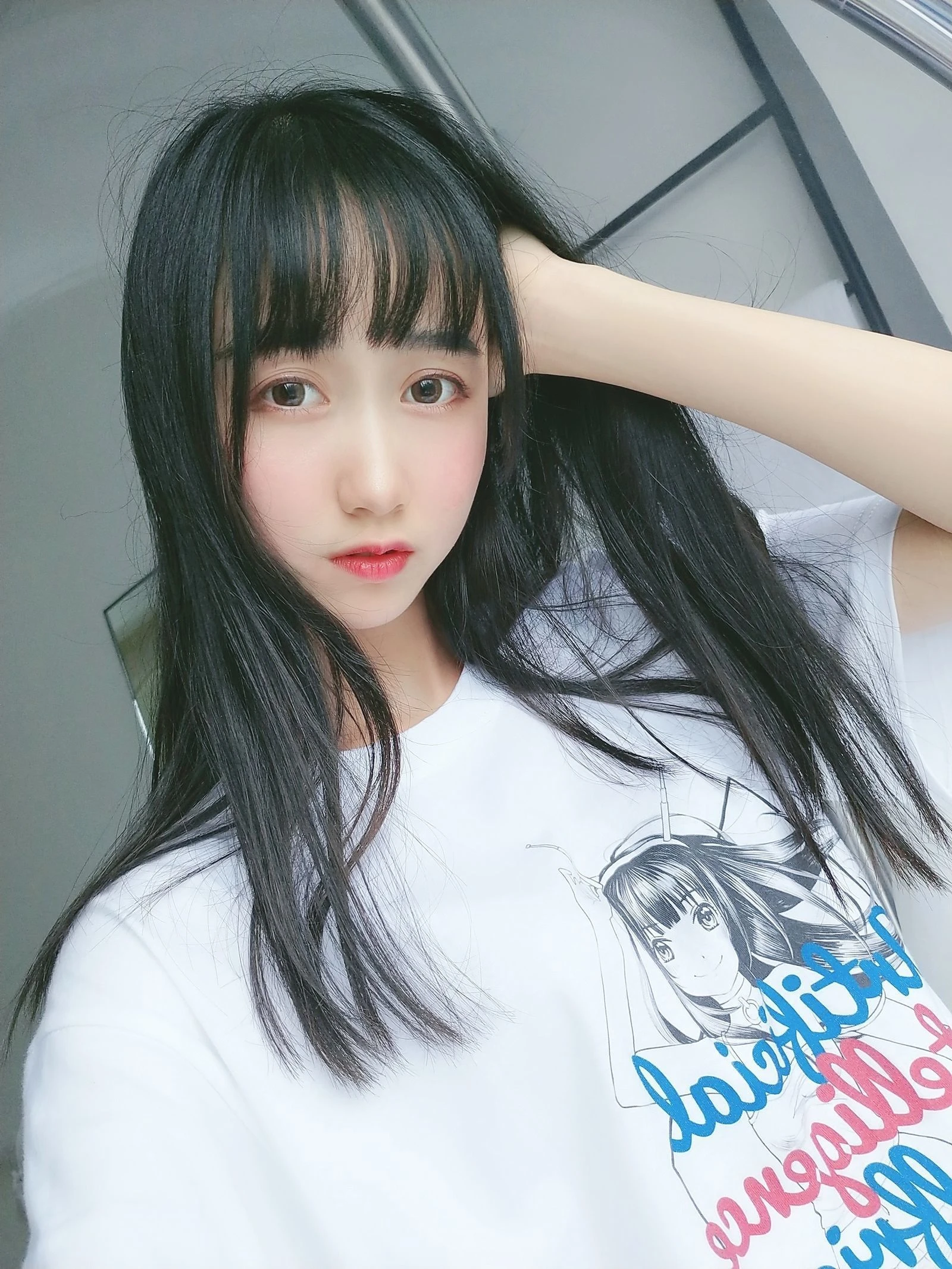 萌系小姐姐木绵绵OwO – 智能型彼女 T恤插图5