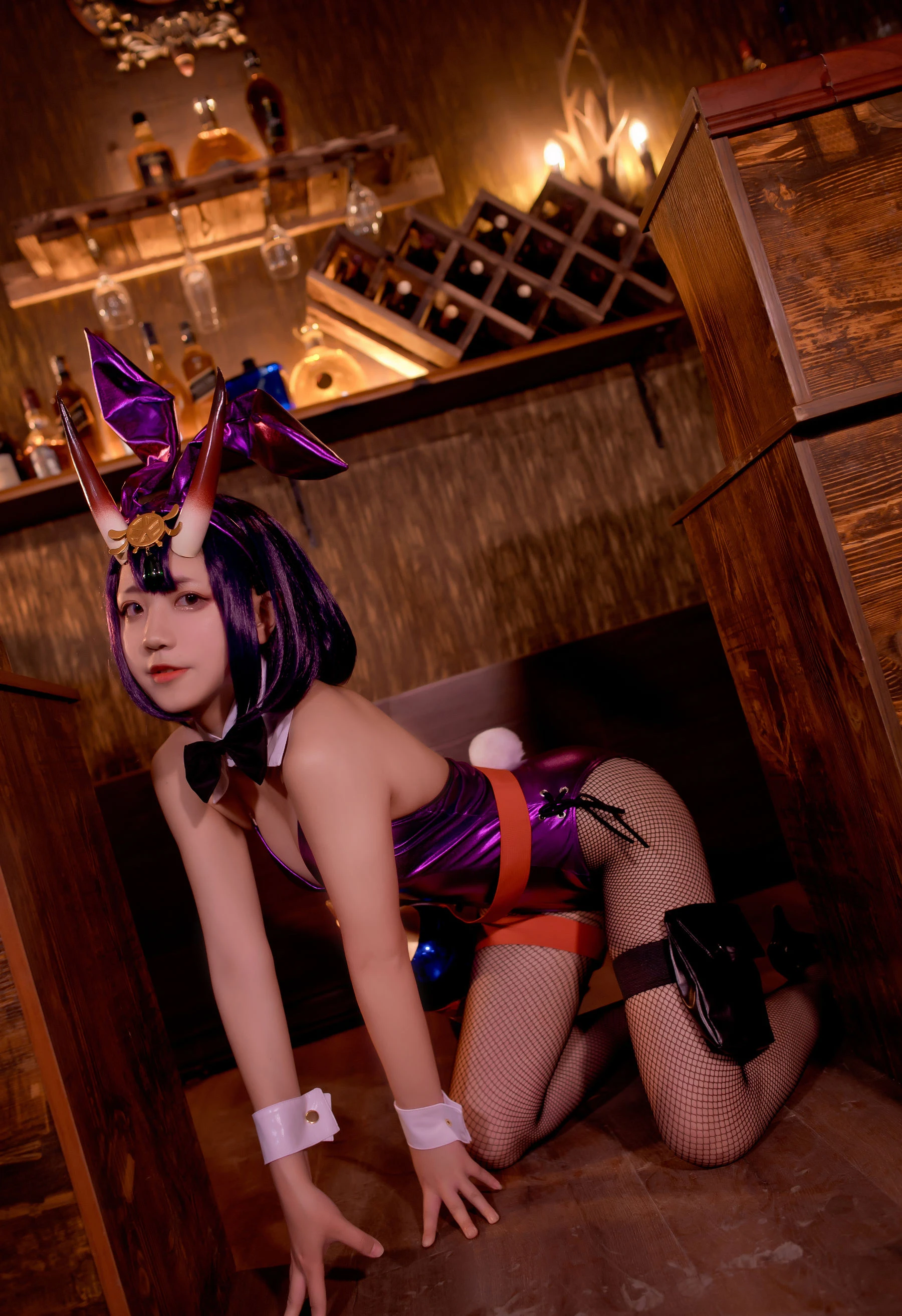 微博萌妹蓝小沂KiKi – 酒吞童子插图5