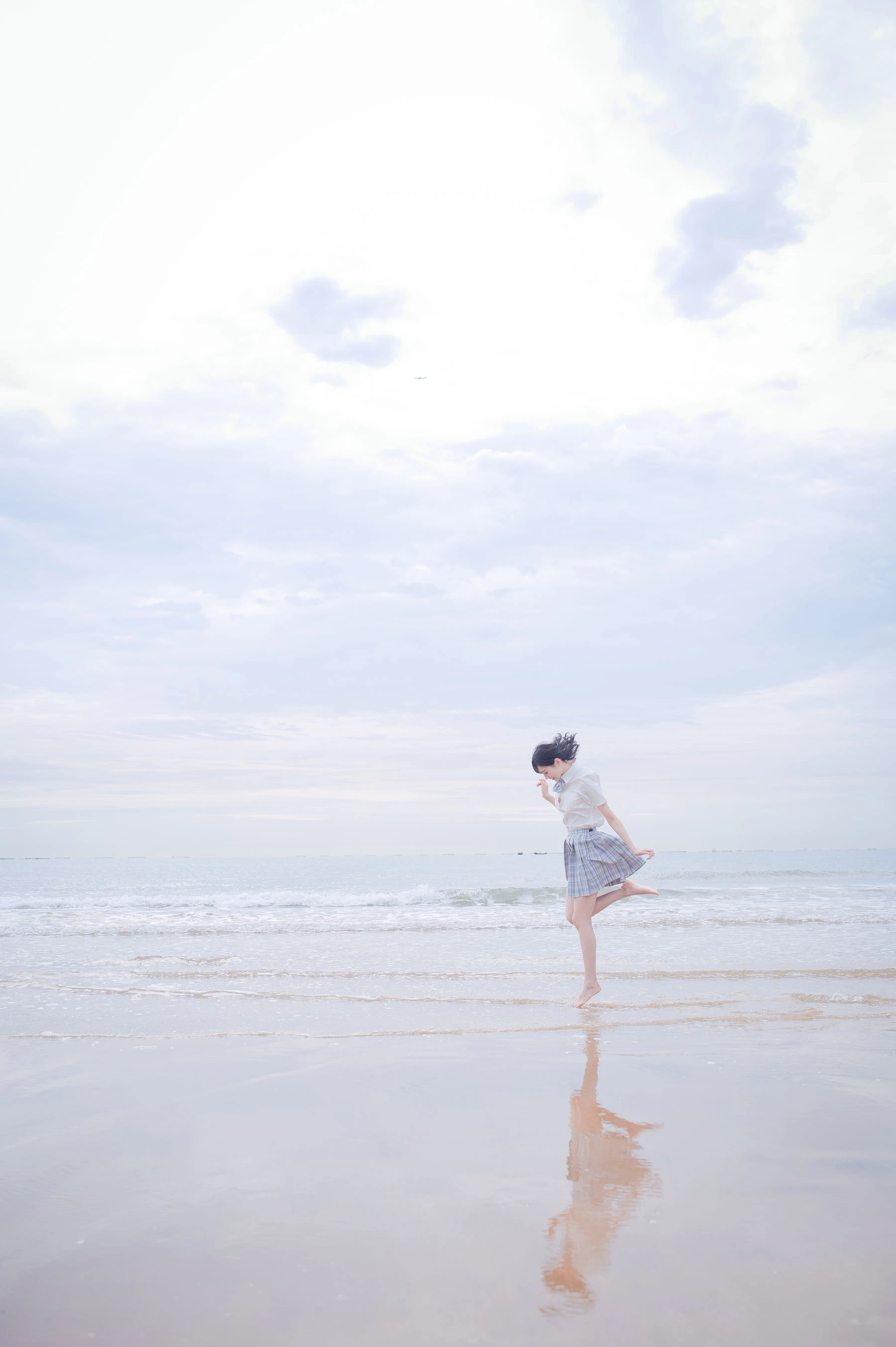 周叽是可爱兔兔 – 海边jk插图8