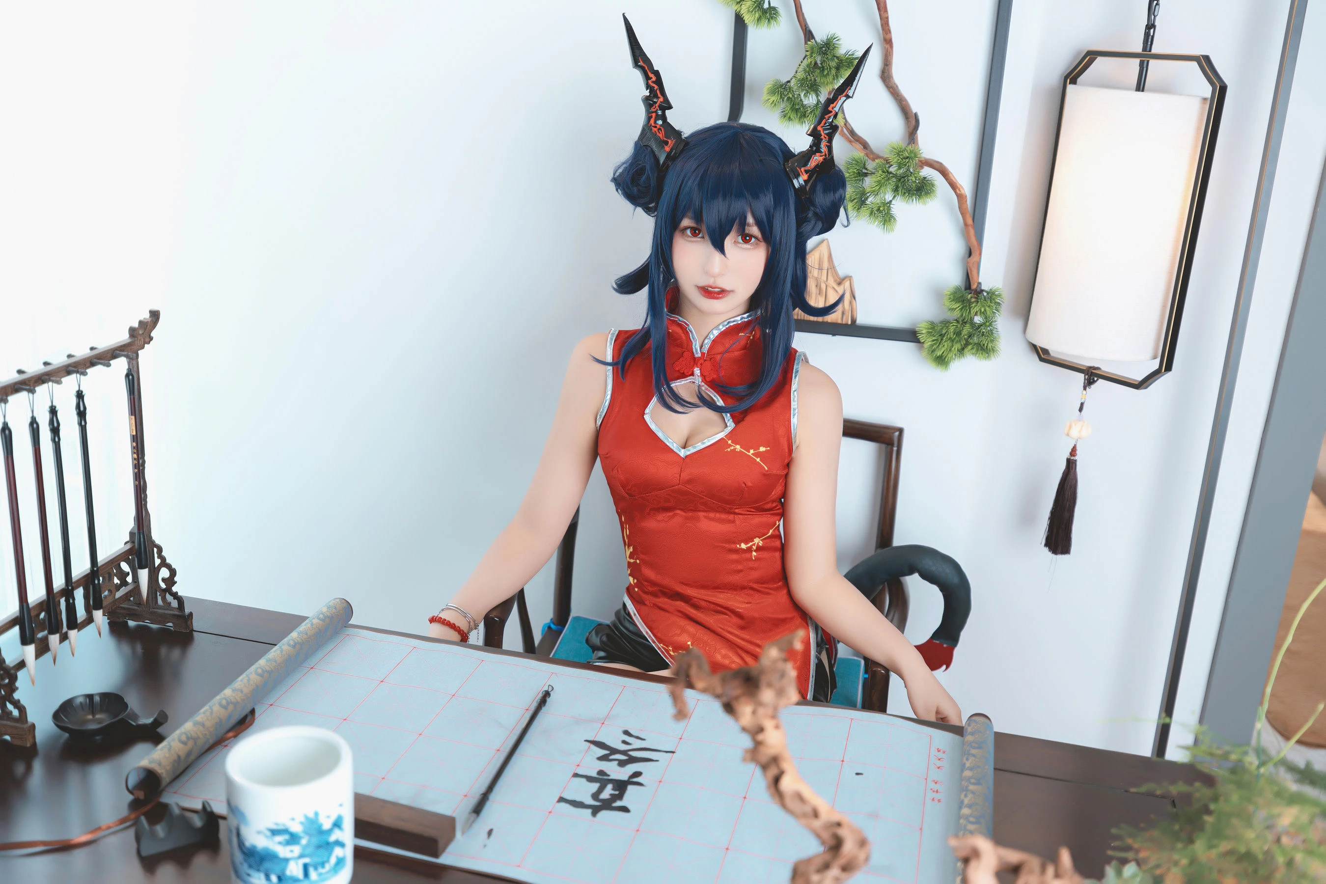萝莉神楽坂真冬 – 旗袍魔女高清在线免费欣赏–微密图社-微密图社