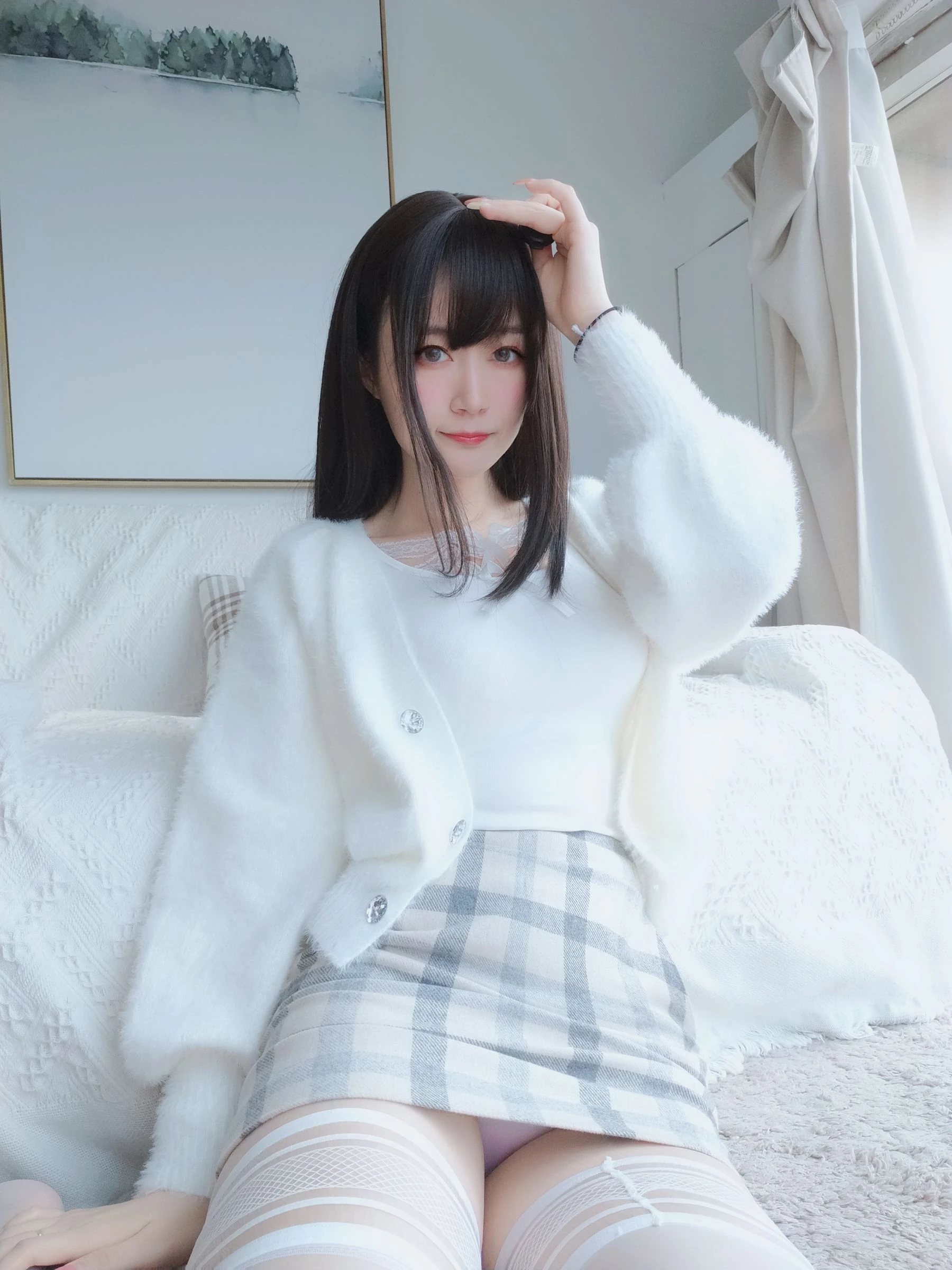 Coser小姐姐白银 – 白蕾丝插图1