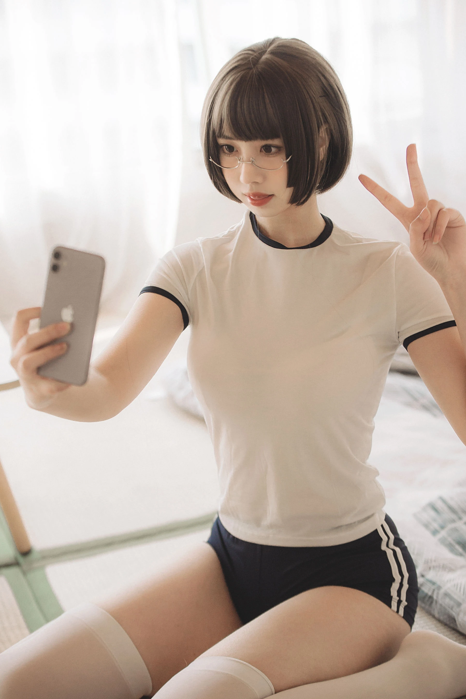 次元少女念雪ww – 体操服插图1