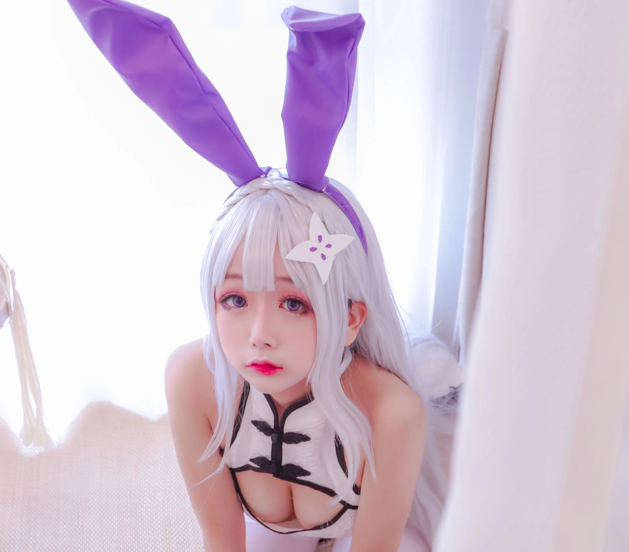 Cosplay日奈娇 白旗袍 [42P]插图6