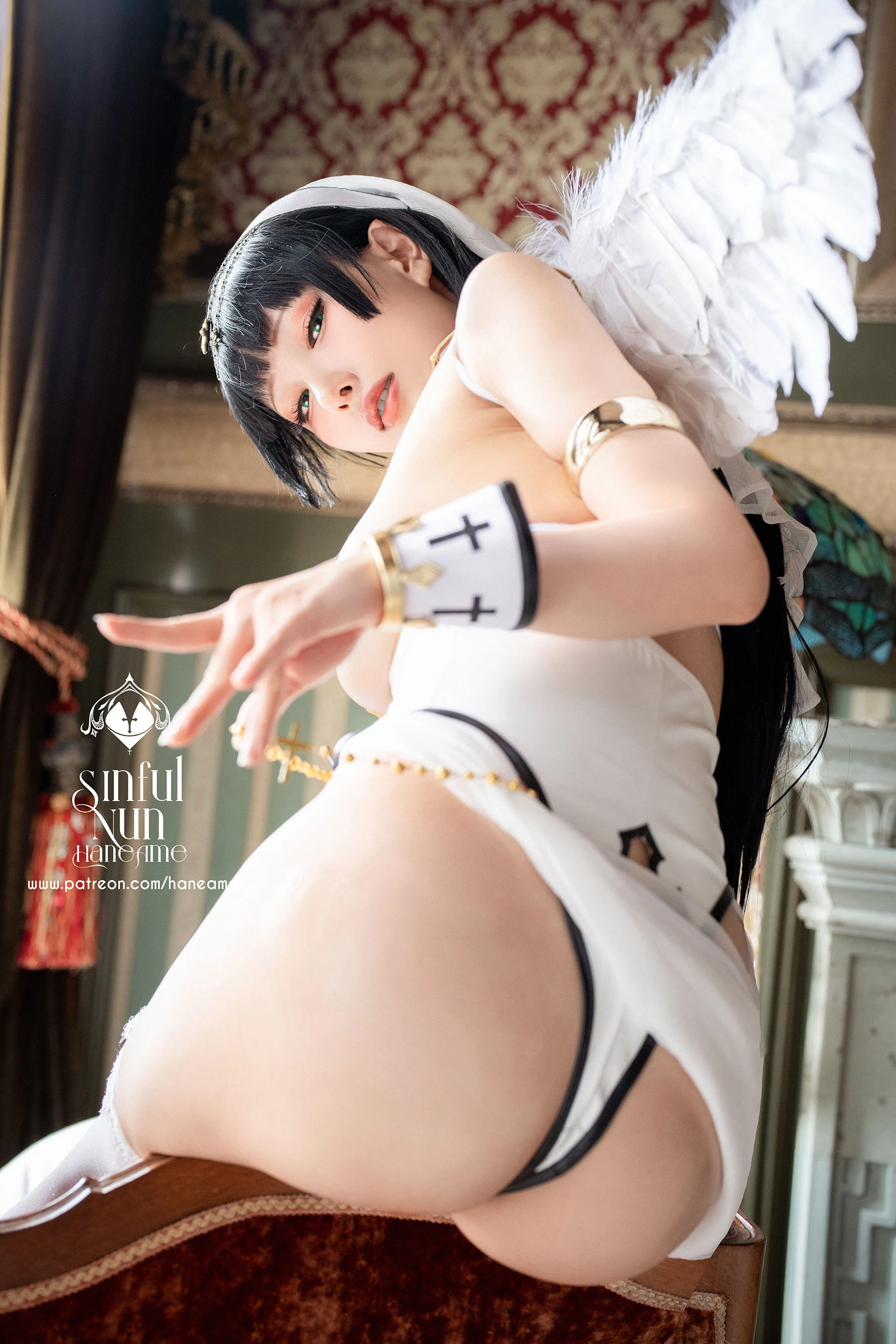 Hane Ame 雨波写真 – 罪恶修女 Angel [35P]插图5