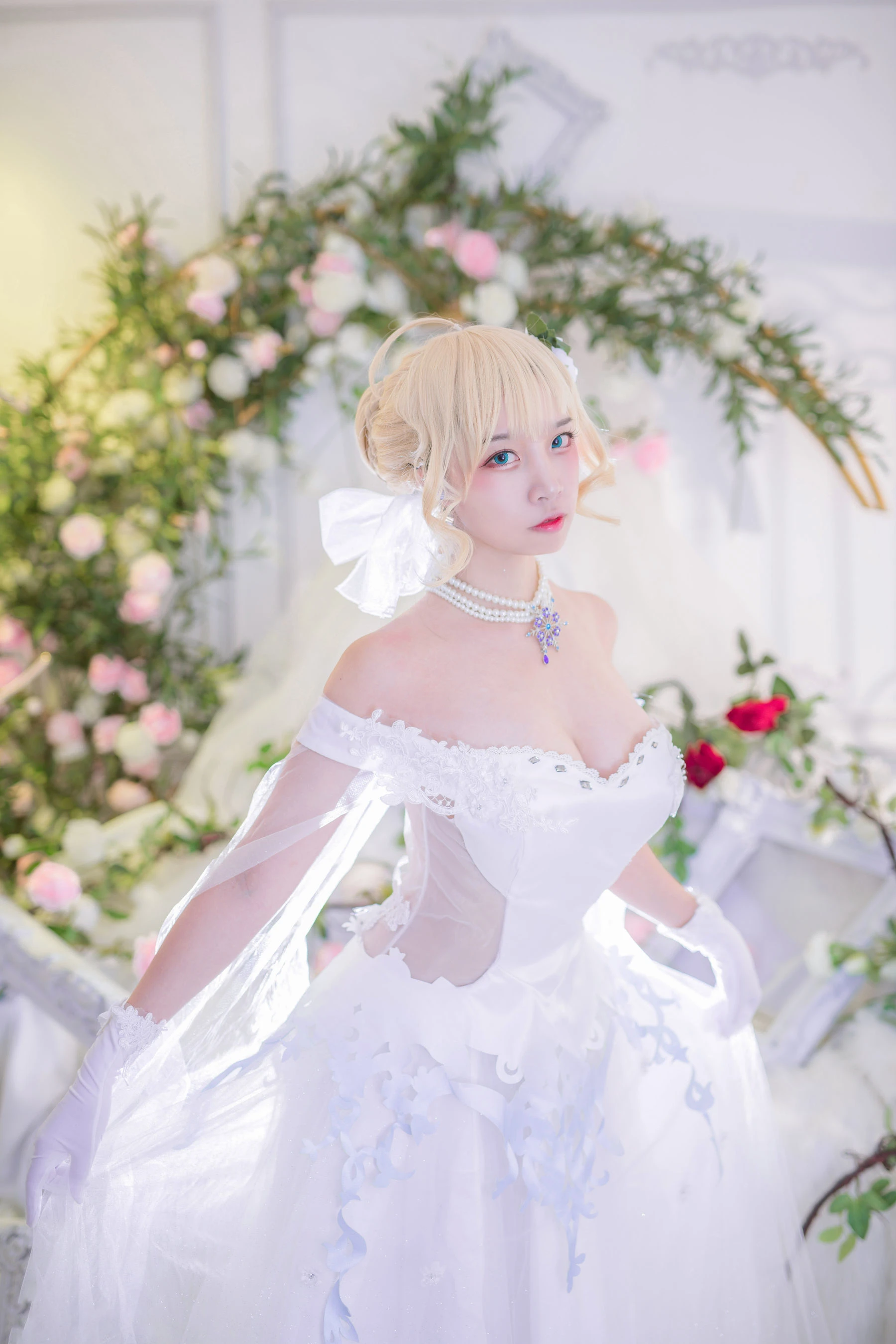 人气Coser二佐Nisa 花嫁插图7