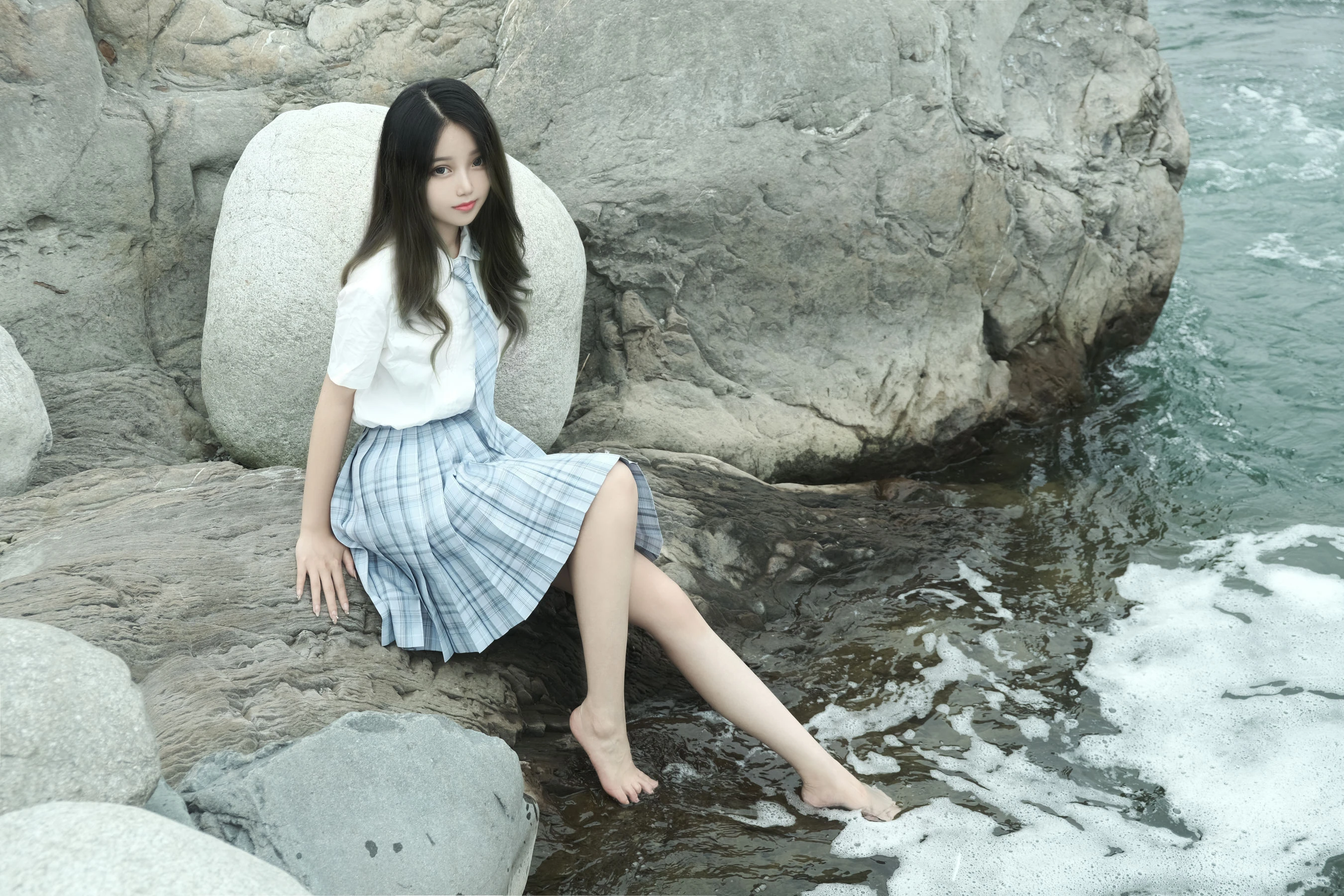 eloise软软 – 河边JK插图1