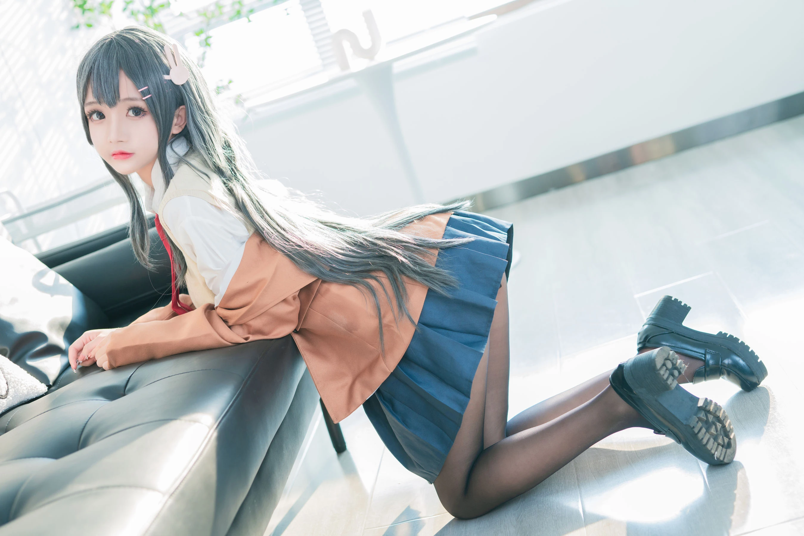 Cosplay日奈娇 – 麻衣校服 [75P]插图1
