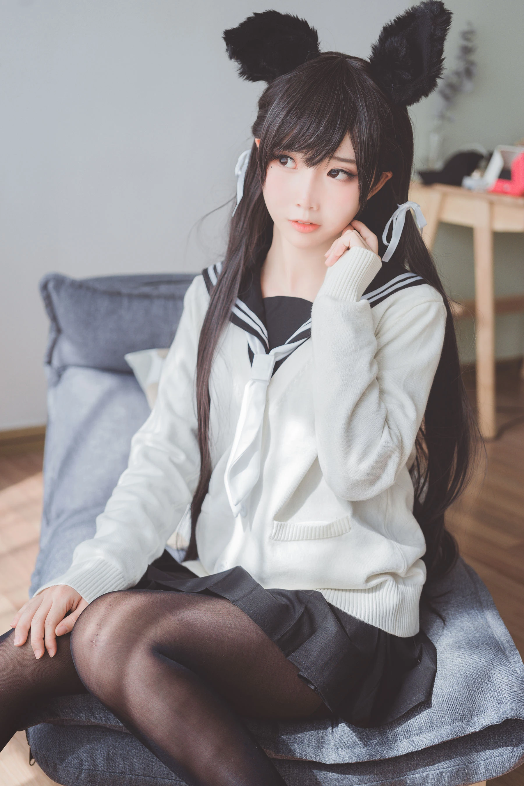 可爱人气Coser面饼仙儿 – 制服爱宕 [16P]插图3