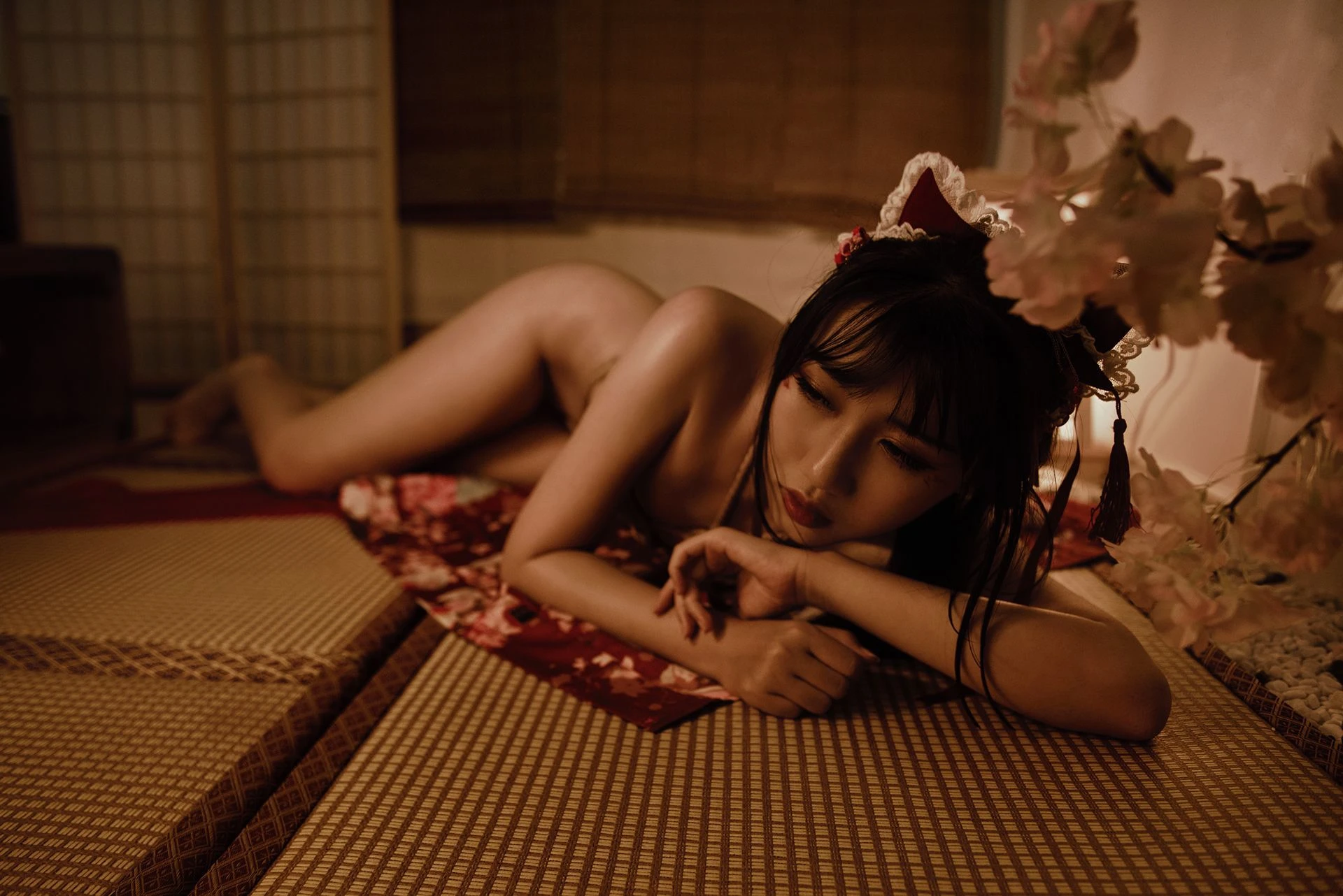 微博人气Coser不呆猫 – 捆绑和服 [110P]插图2