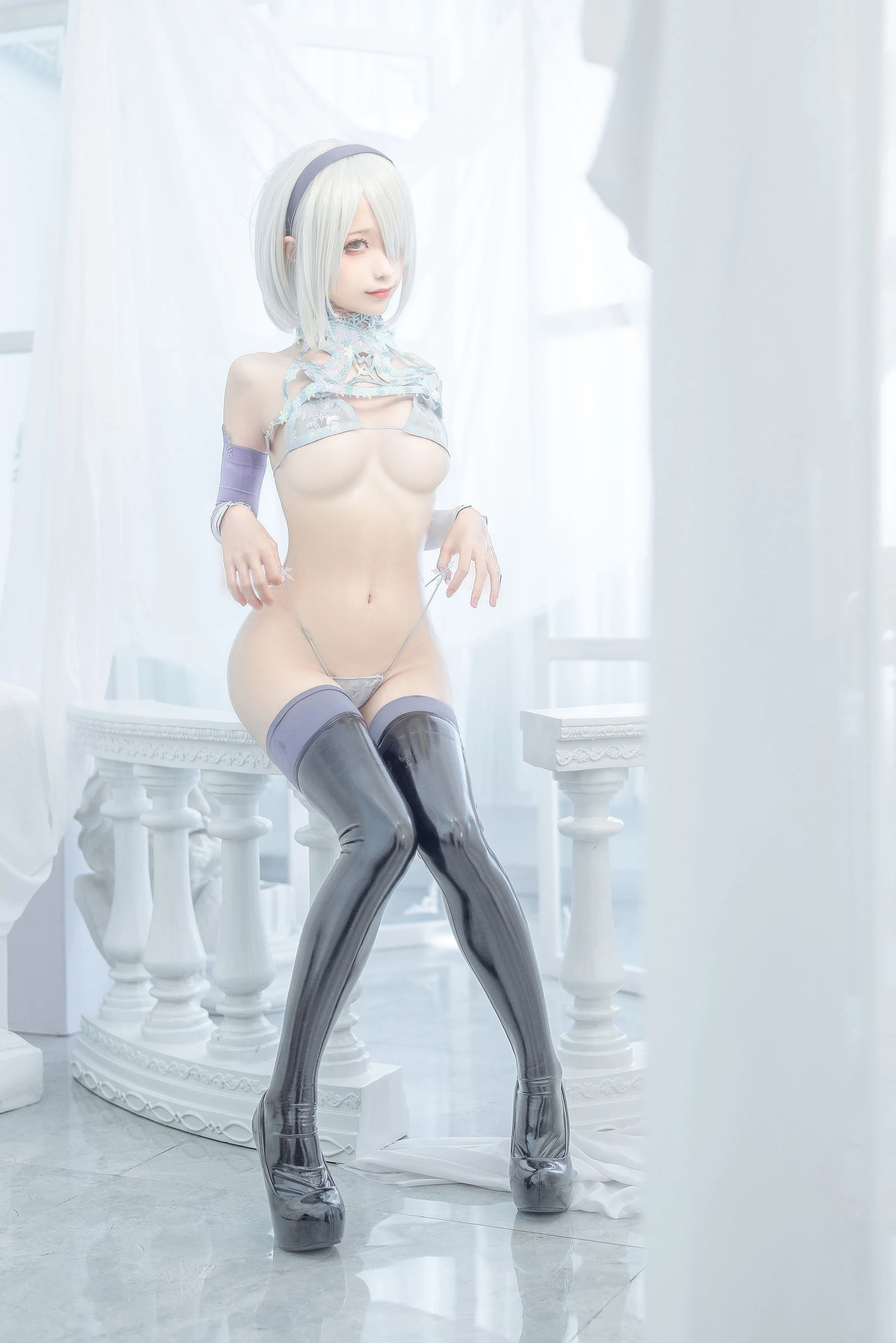 动漫博主蠢沫沫 – 2B冰雪 [35P]插图4