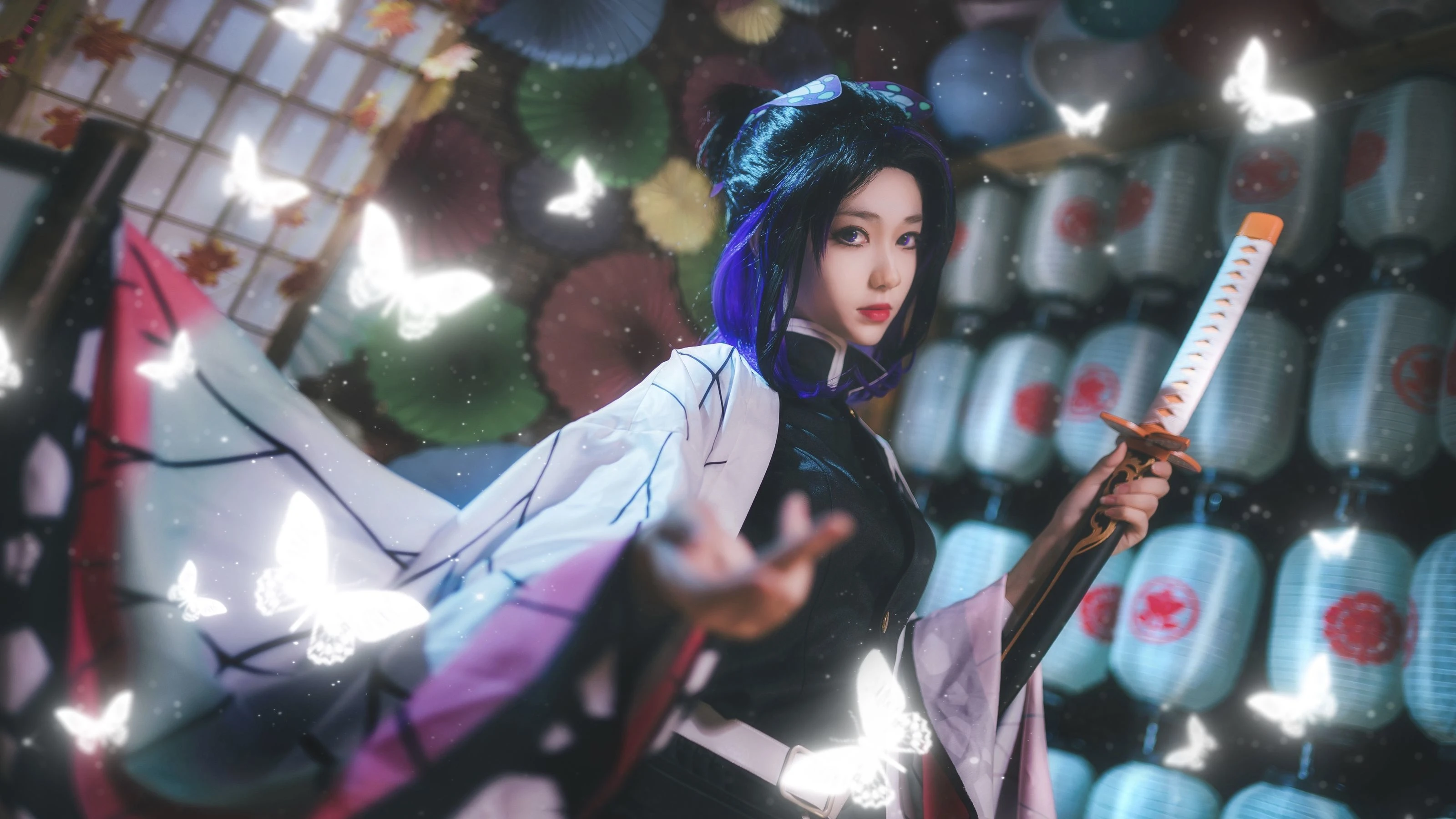 动漫博主南桃Momoko – 蝴蝶忍队服插图5