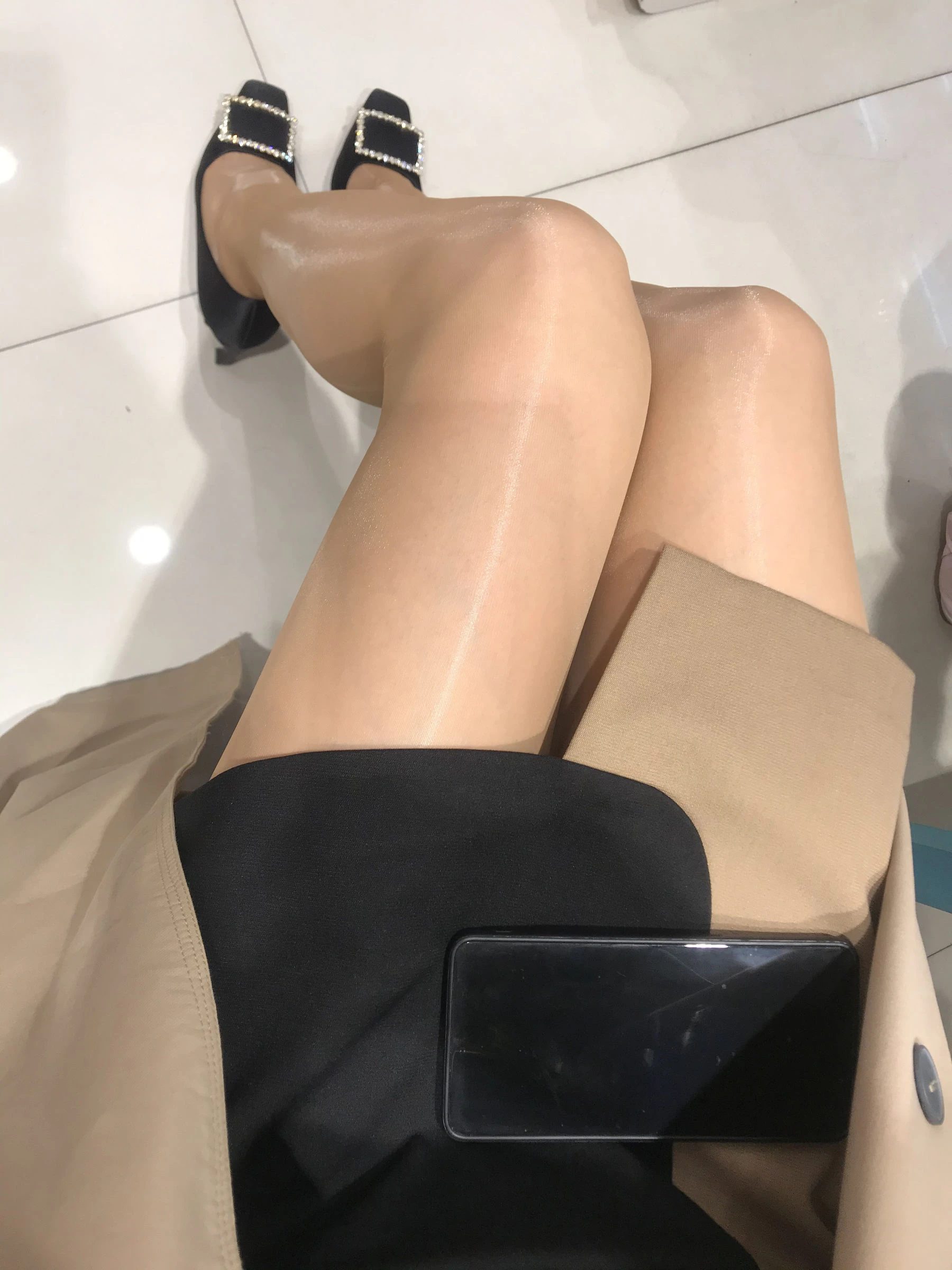 丝足博主麋鹿_Monroe 2020.05.05 亮丝美腿插图5