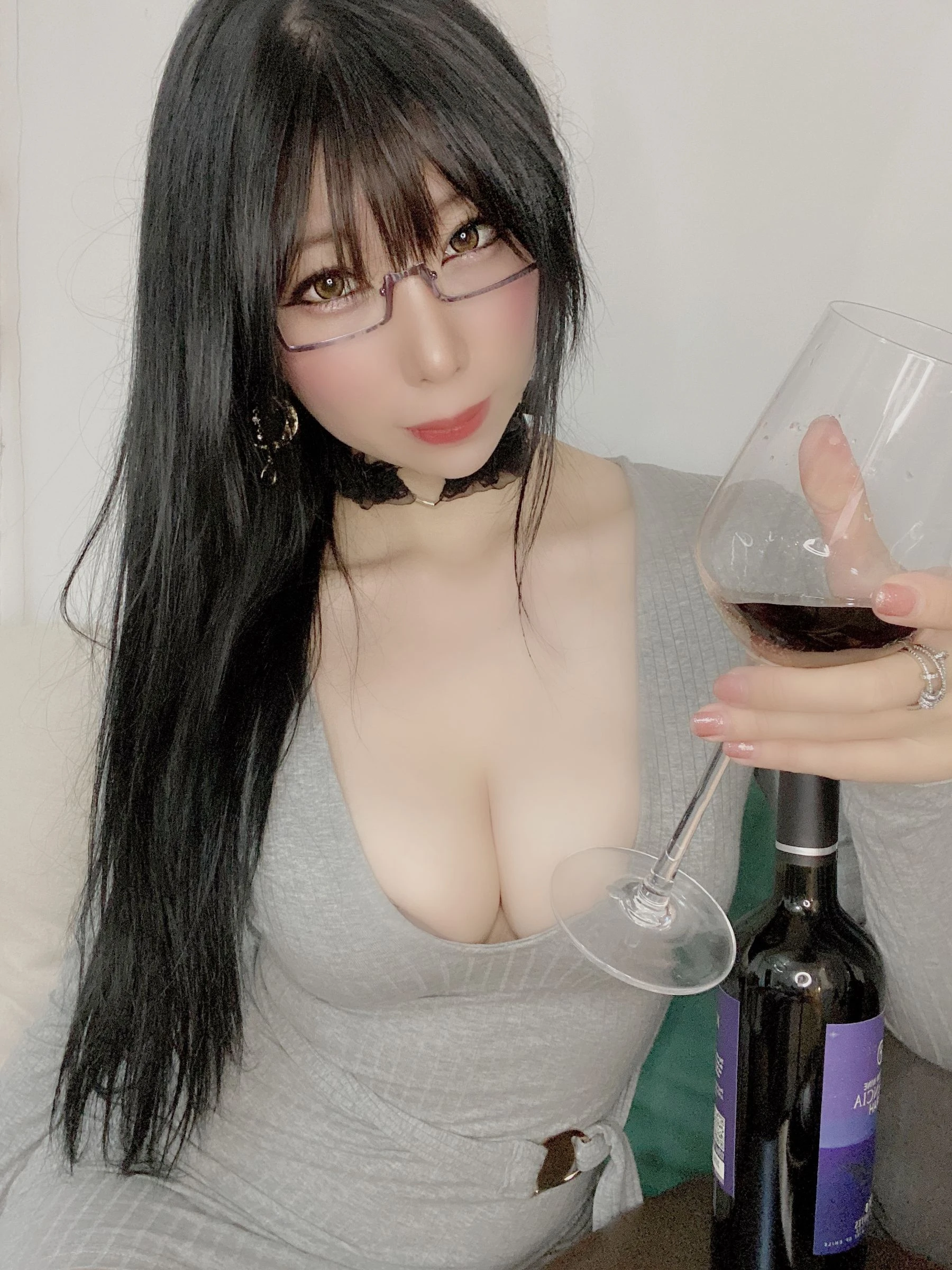二次元巨乳美女鹿野希 – 酒酔い先輩插图8