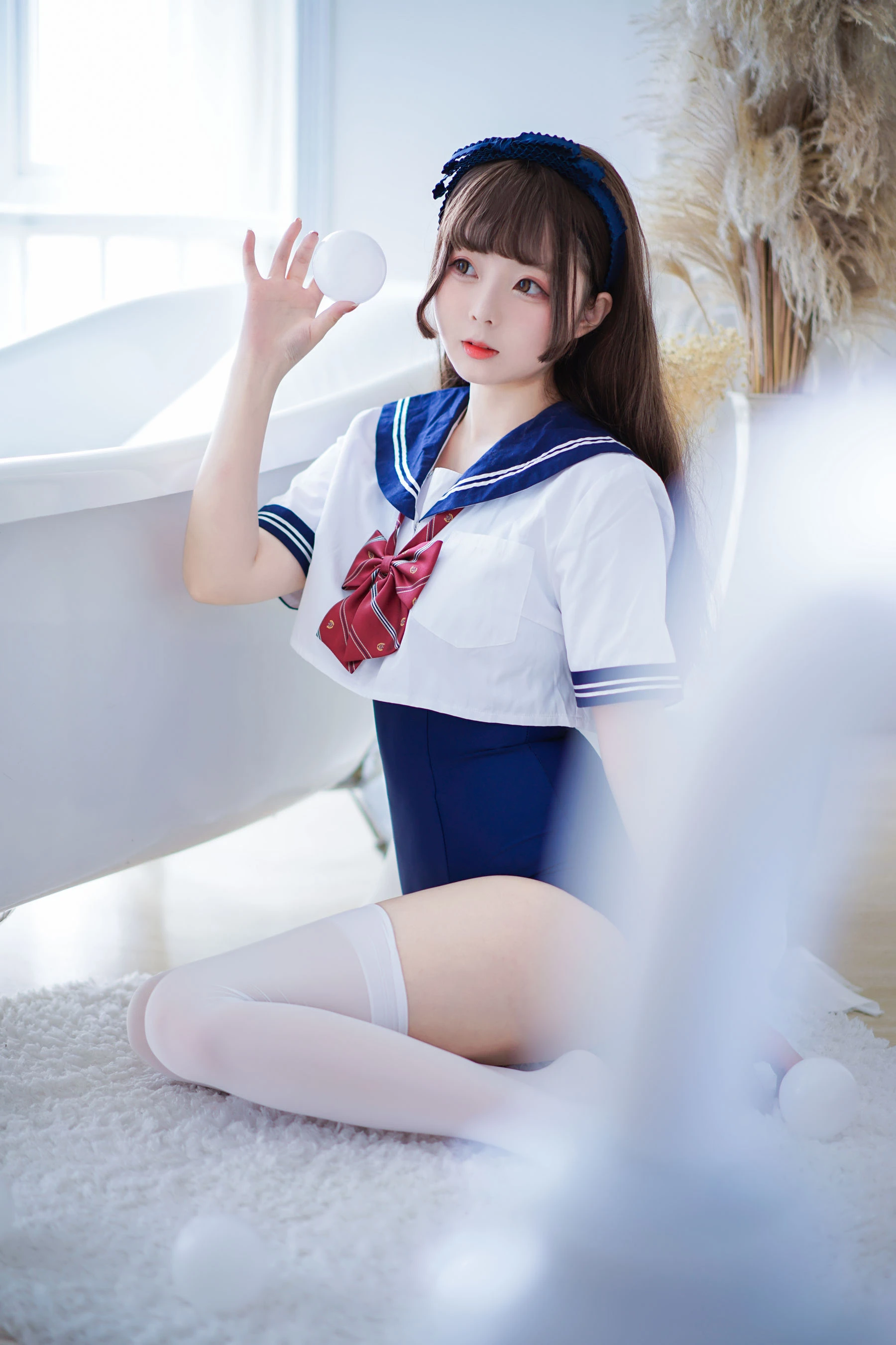 Cosplay日奈娇 – 制服死库水 [40P]插图3