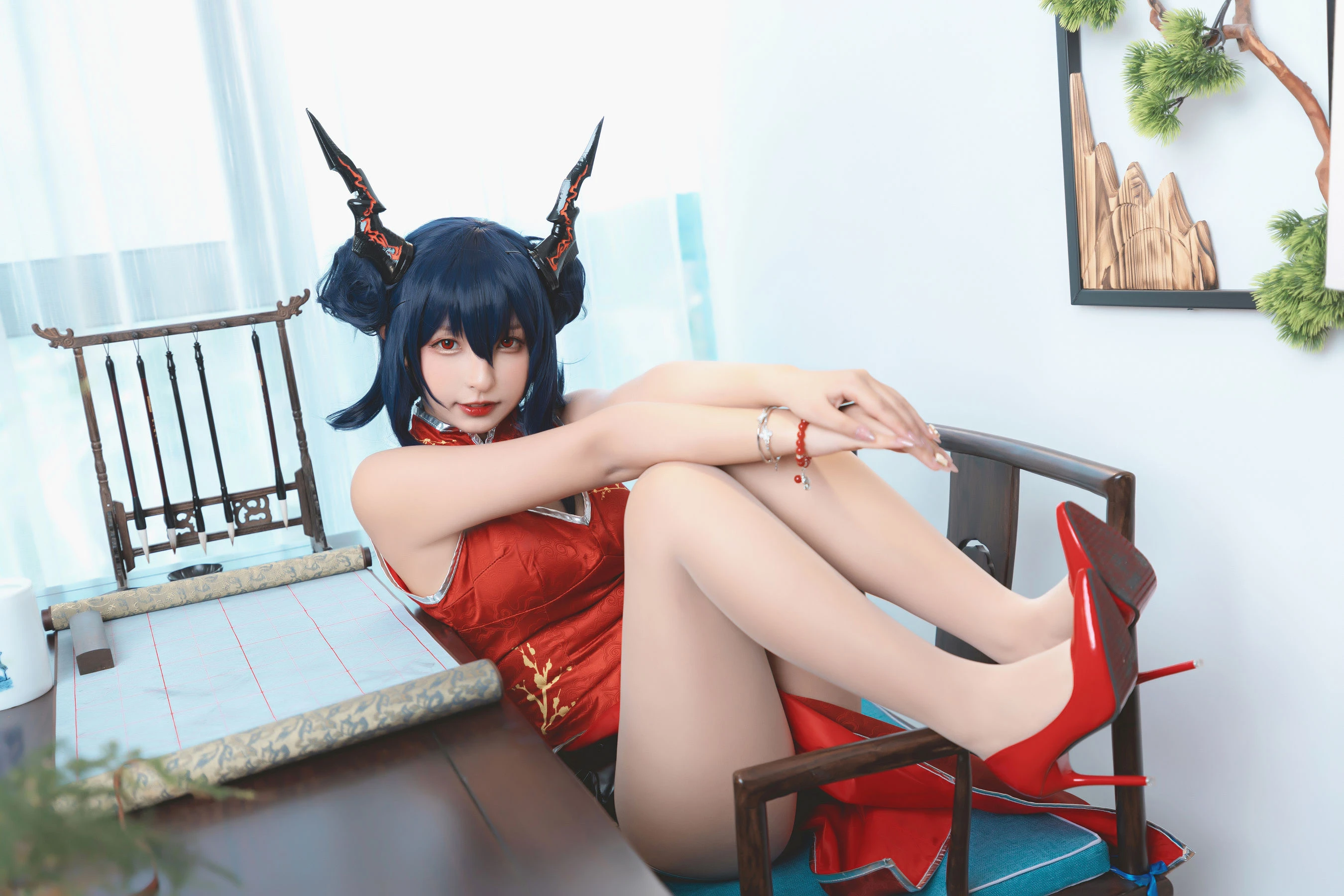 萝莉神楽坂真冬 – 旗袍魔女插图8