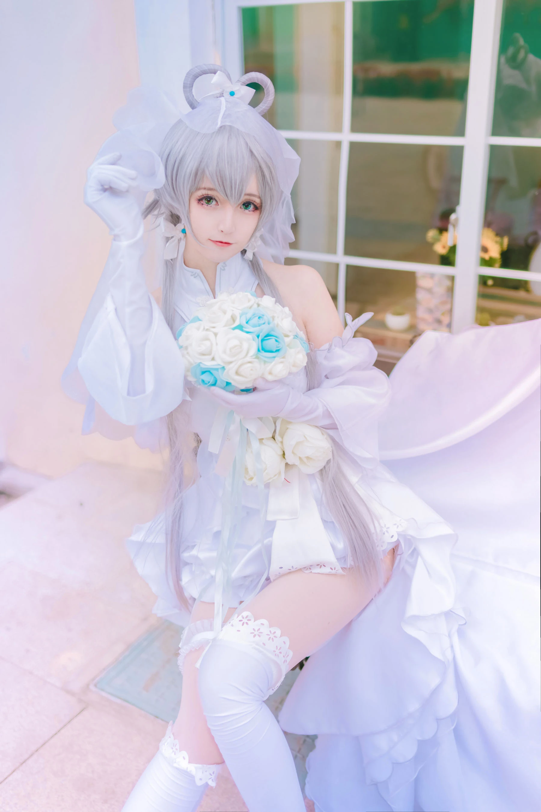 萌宠博主yui金鱼 洛天依婚纱插图7