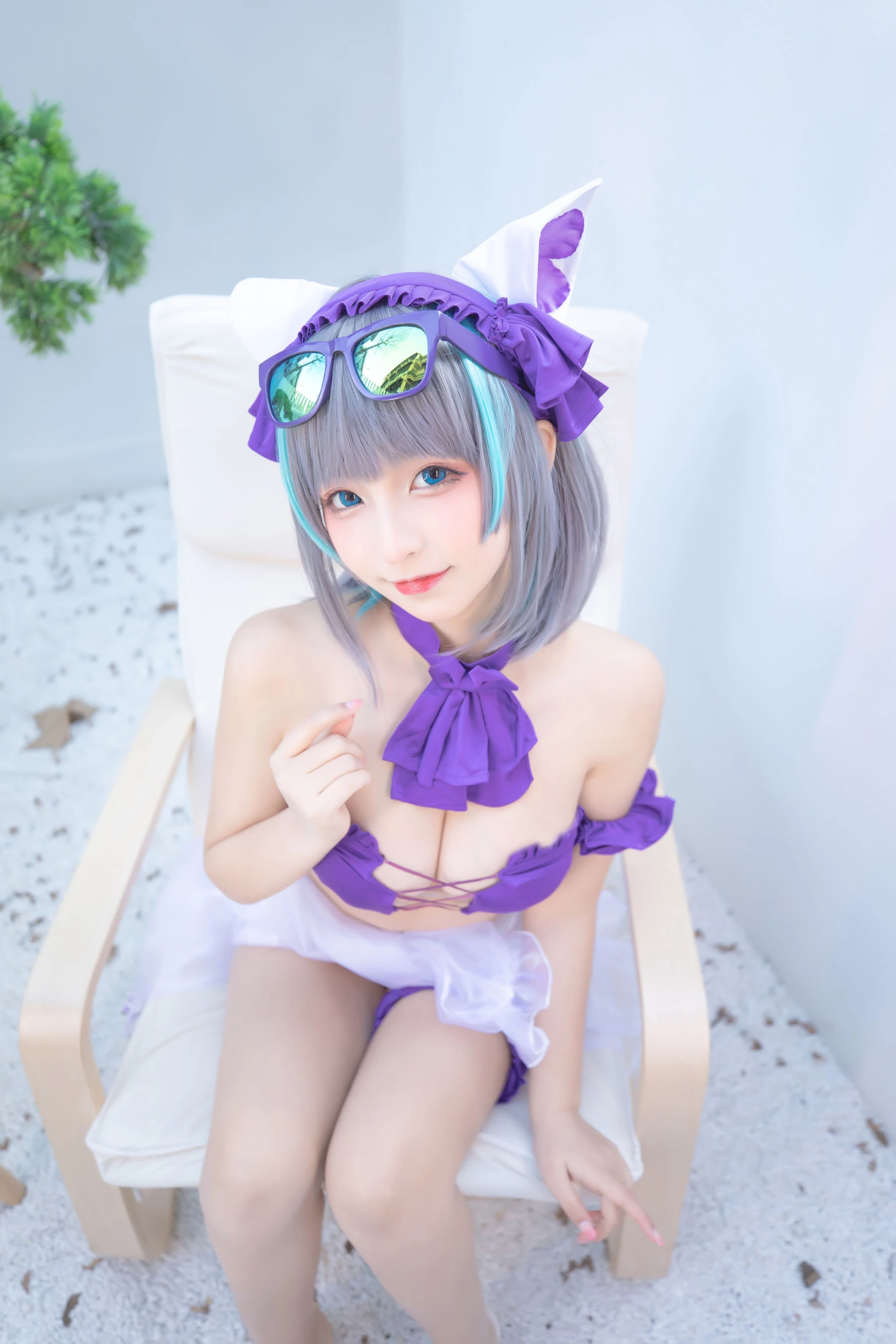 萝莉神楽板真冬 之柴郡 – 纯色庭院插图5