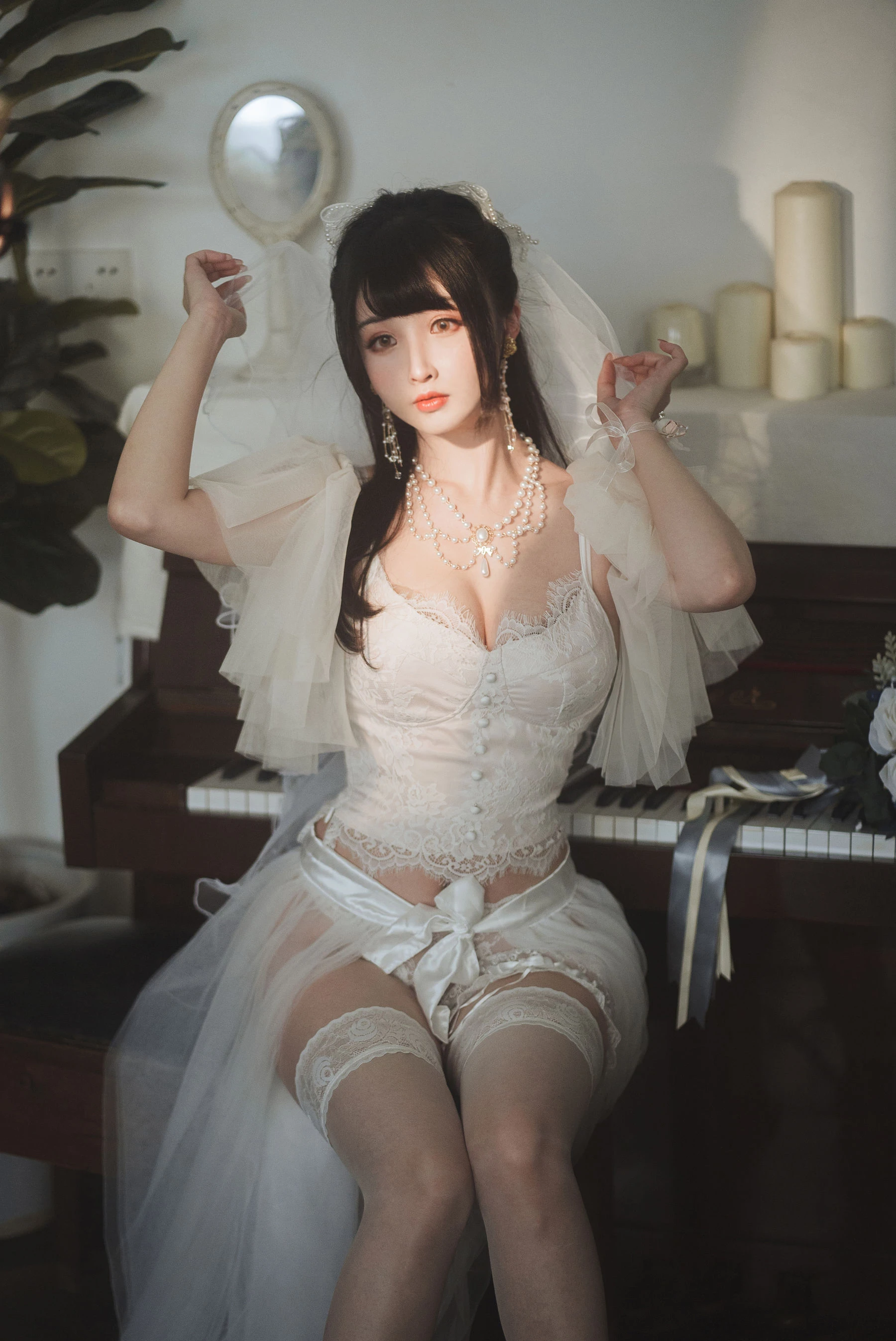 COS福利rioko凉凉子 – 透明婚纱 [37P]插图6