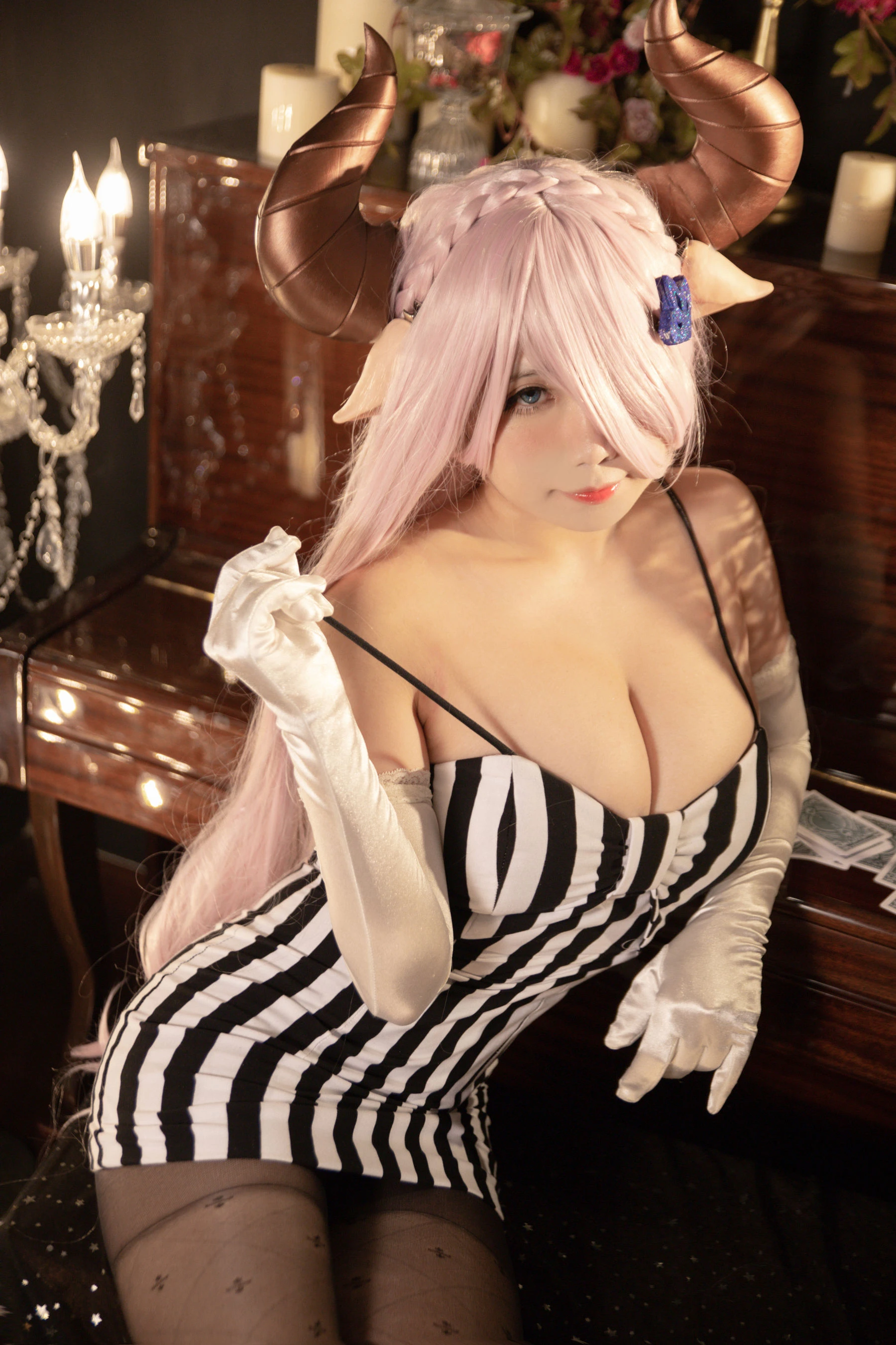 贞子蜜桃 – 娜露梅亚礼服插图4